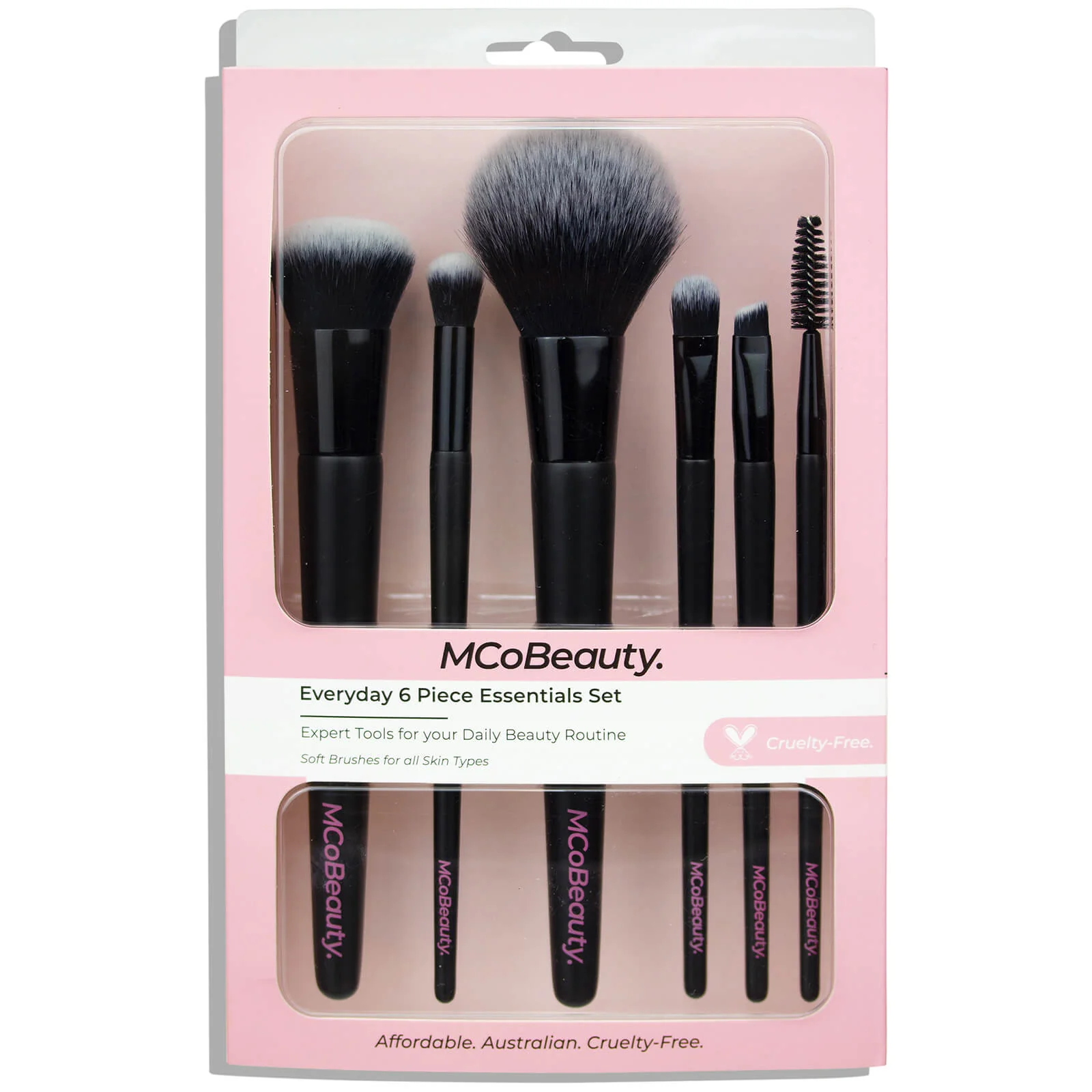 MCoBeauty Everyday 6 Piece Essentials Brush Set - Image 2