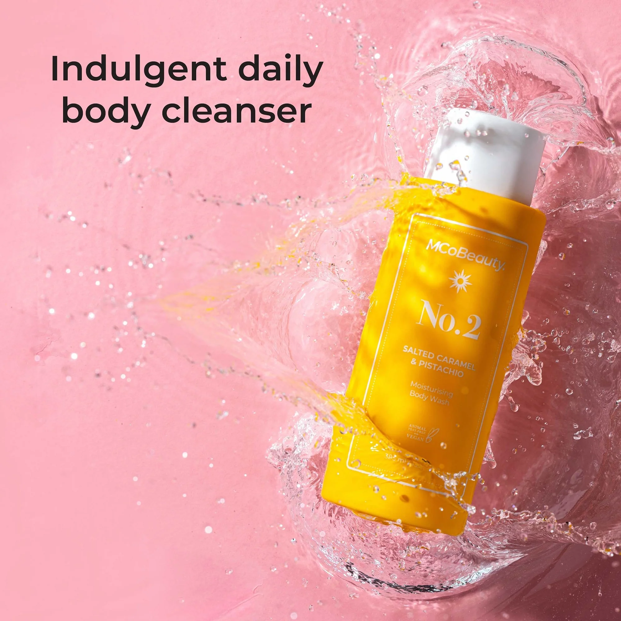 MCoBeauty Everyday Body Wash Cream-Gel 385ml  - No.2 Salted Caramel & Pistachio - Image 3