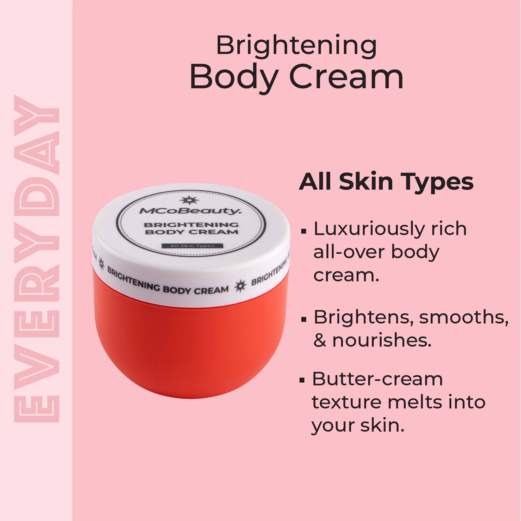 MCoBeauty Everyday - Brightening Body Cream 240ml - Image 2