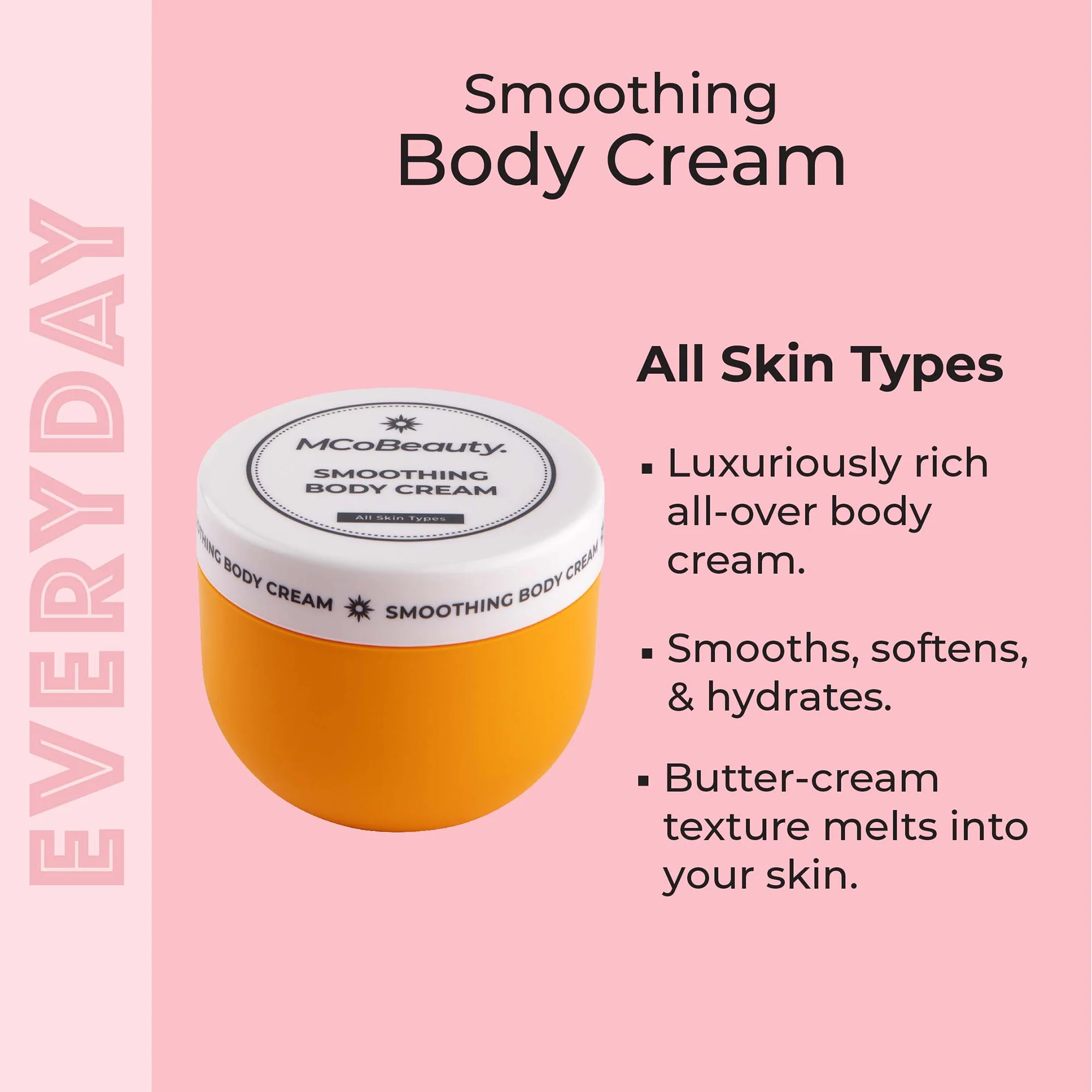 MCoBeauty Everyday - Smoothing Body Cream 240ml - Image 2
