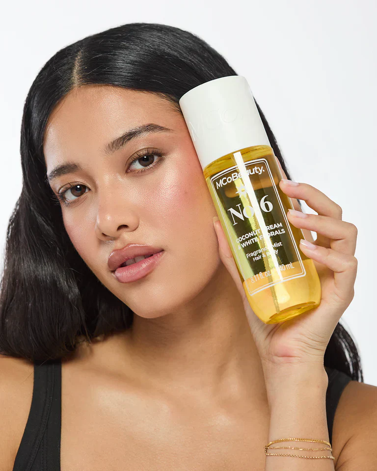 MCoBeauty Fragrance Mist Hair & Body 90mL - No.6 Coconut Milk & White Florals - Image 2