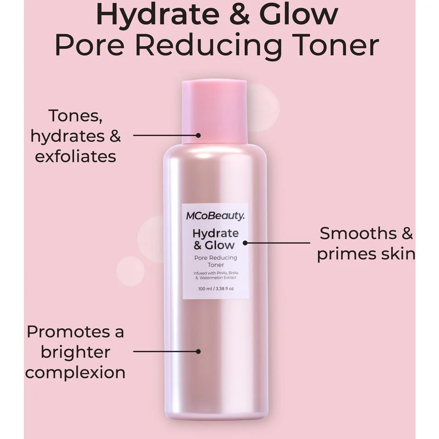 MCoBeauty Hydrate & Glow Pore Reducing Toner 100ml - Image 2