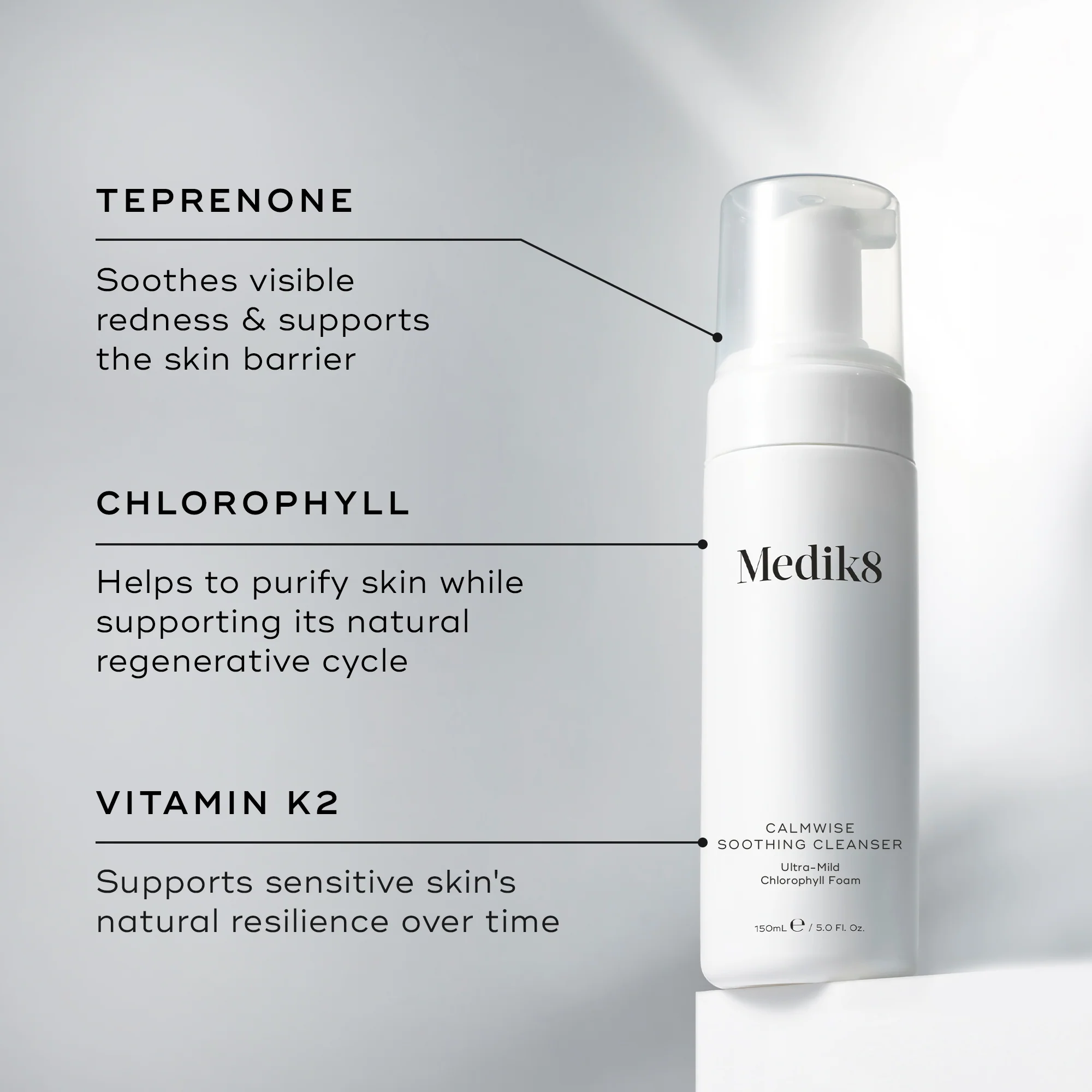 Medik8 Calmwise Soothing Cleanser 150ml - Image 3