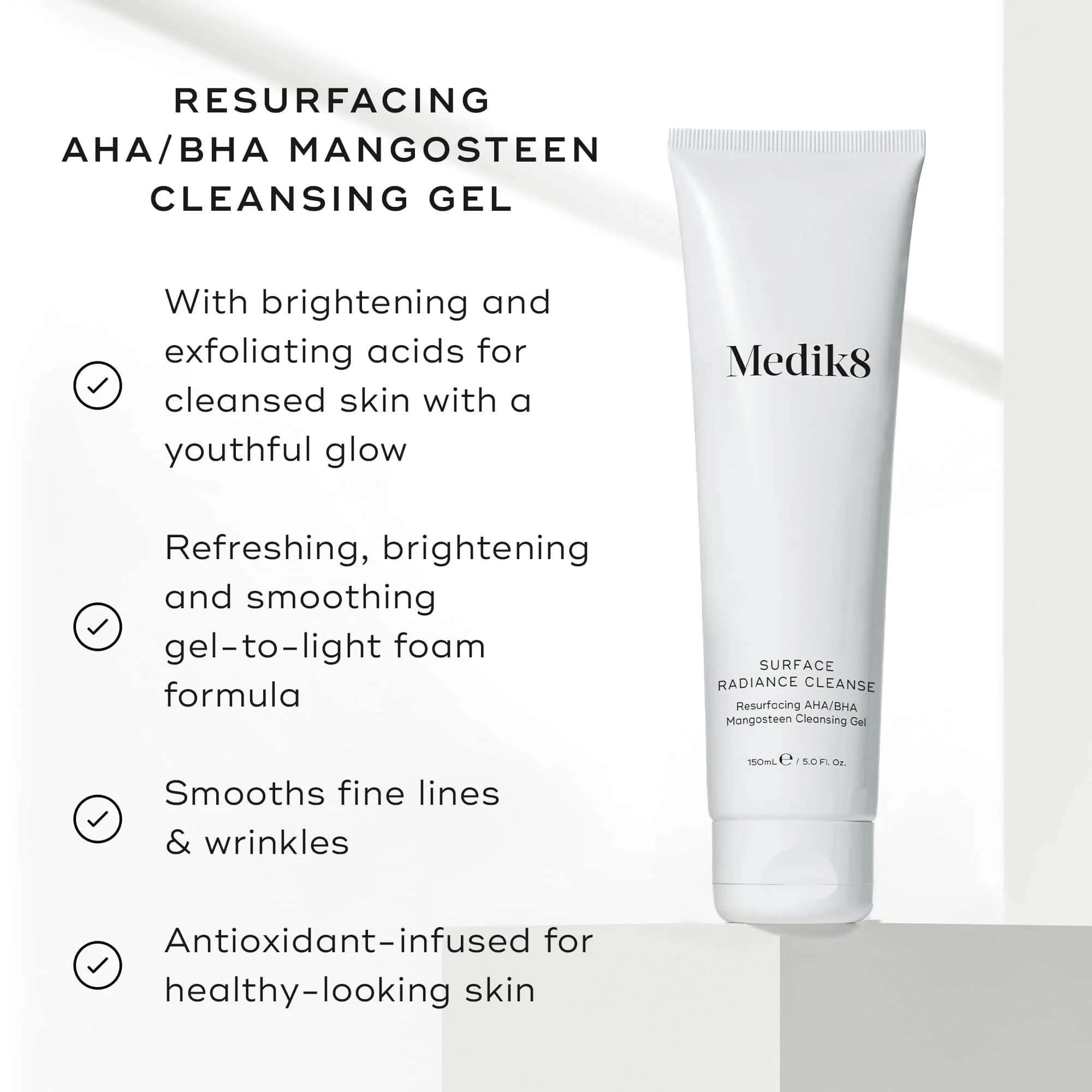 Medik8 Surface Radiance Cleanse 150ml - Image 2