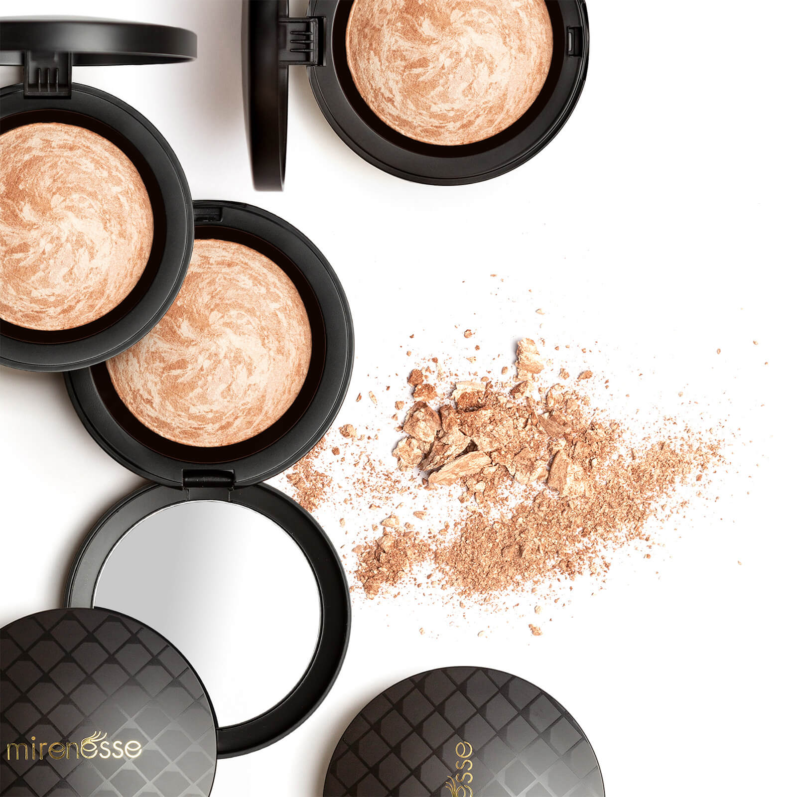 mirenesse Marble Mineral Baked Powder Blush 12g (Various Shades) - Image 12
