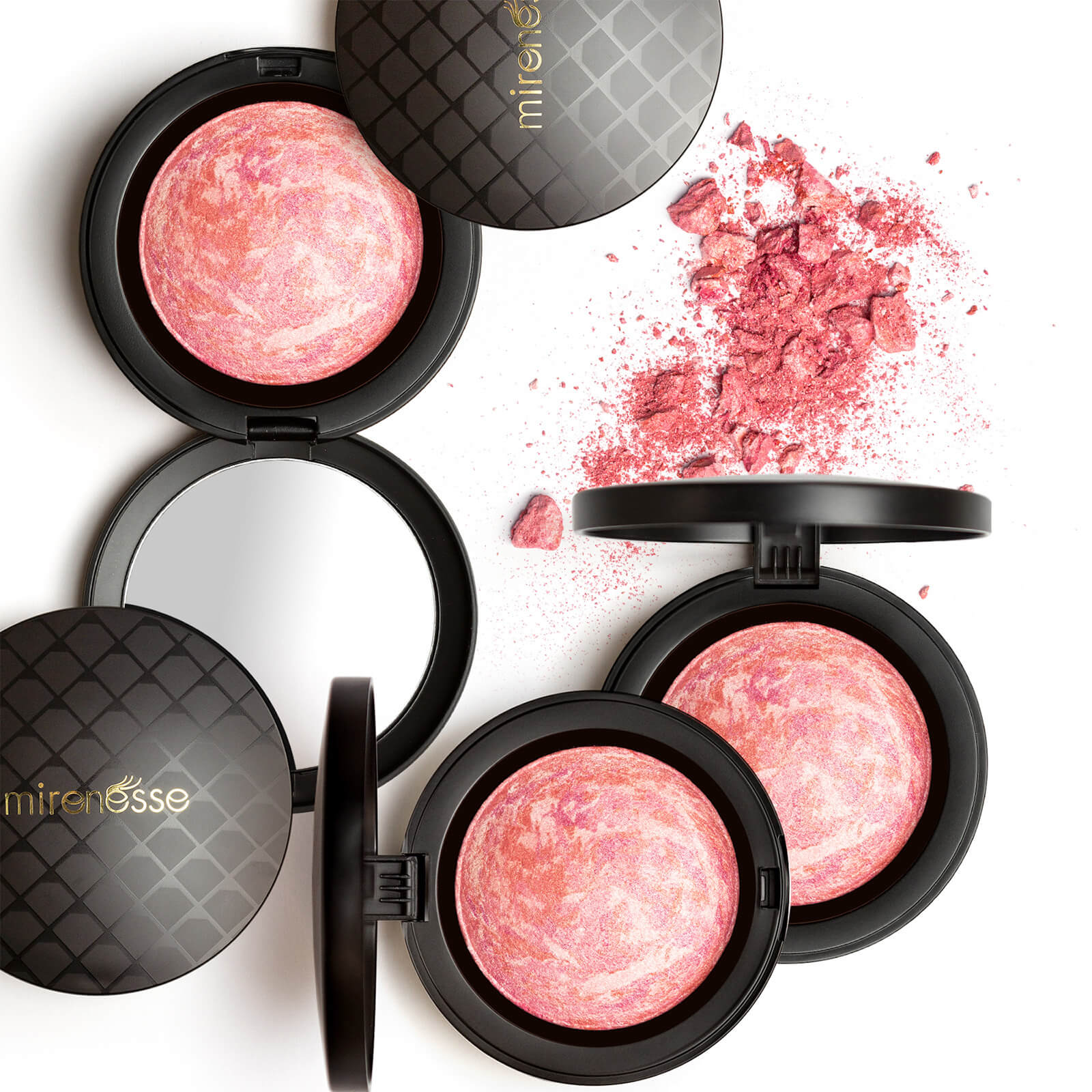 mirenesse Marble Mineral Baked Powder Blush 12g (Various Shades) - Image 9