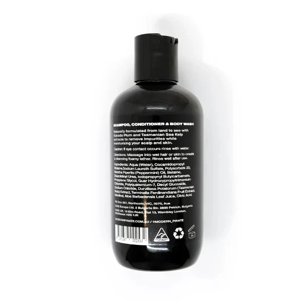 Modern Pirate 3 in 1 Daily Wash 250ml - Image 2