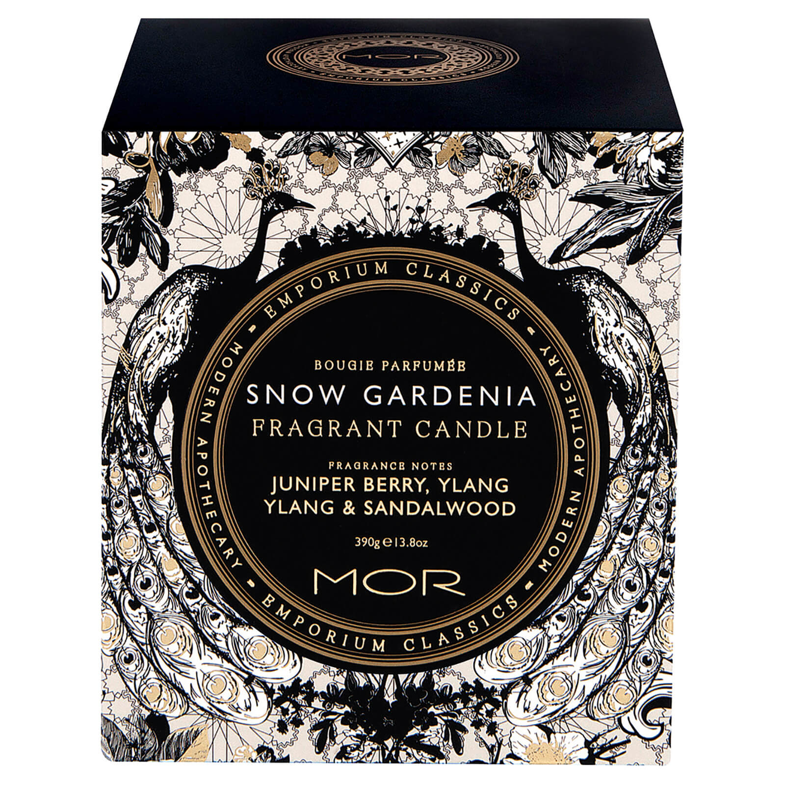 MOR Emporium Classics Snow Gardenia Perfumed Candle 380g - Image 2