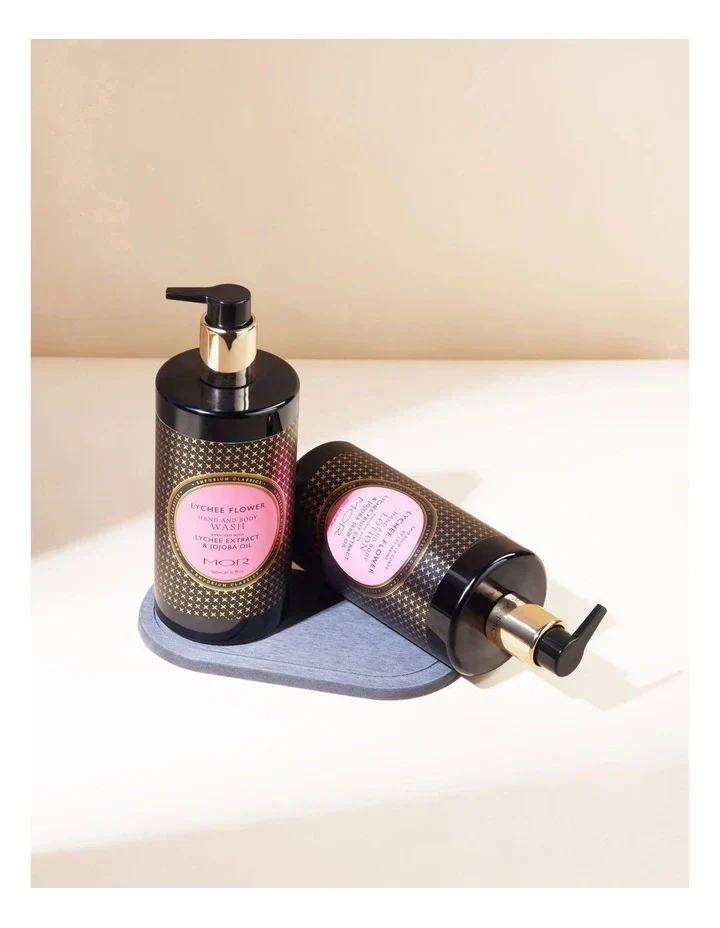 MOR Lychee Flower Bath and Body Duo with Tray - Image 2