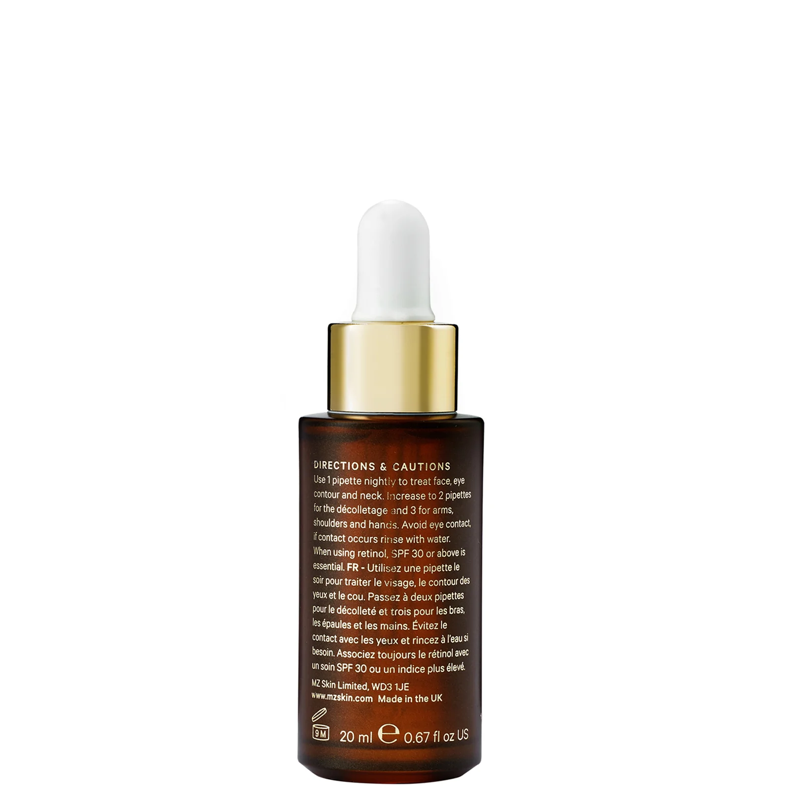 MZ Skin Retinol Skin Booster 2% Encapsulated Vitamin A Resurfacing Treatment 20ml - Image 3