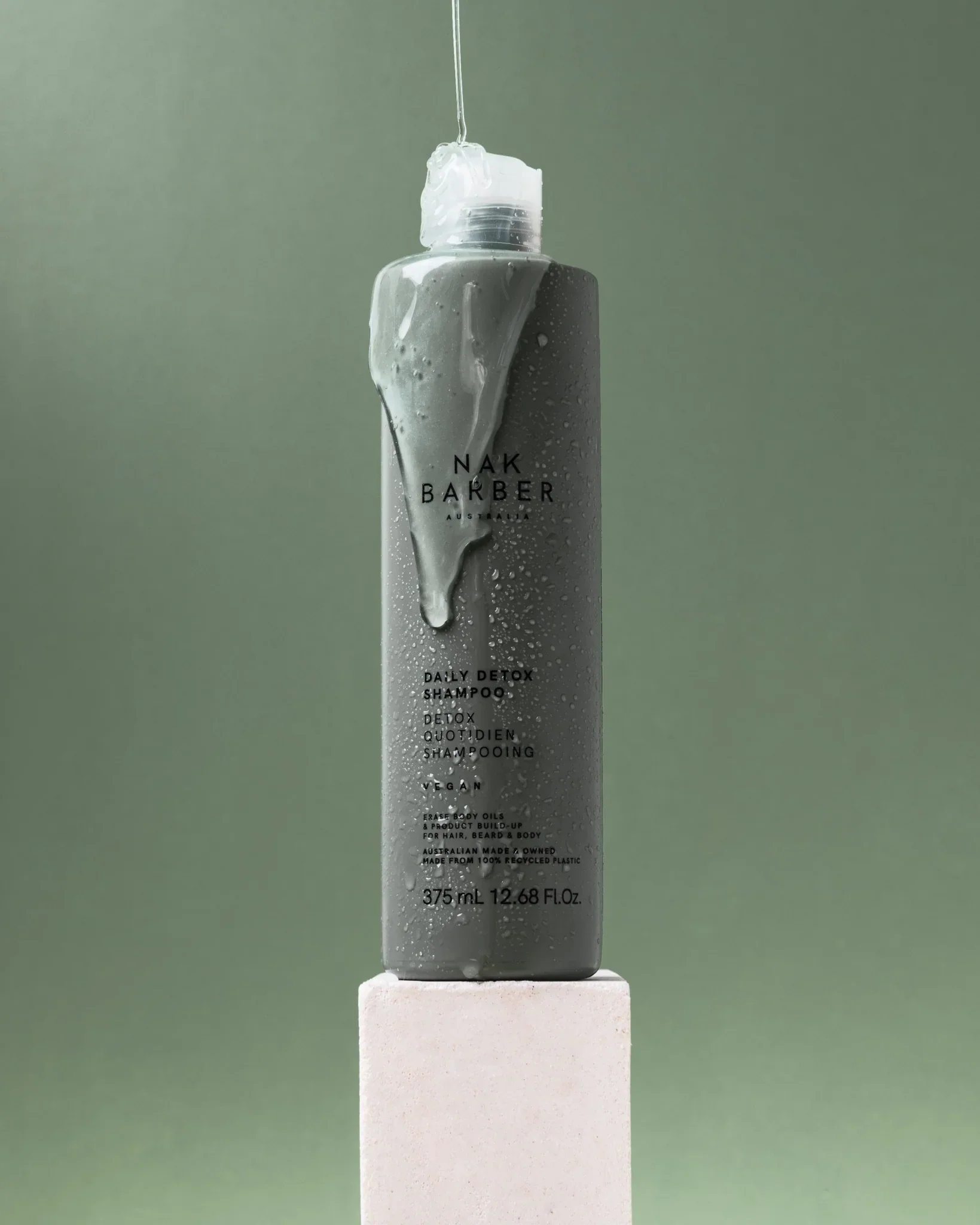 NAK Barber Daily Detox Shampoo 375ml - Image 4