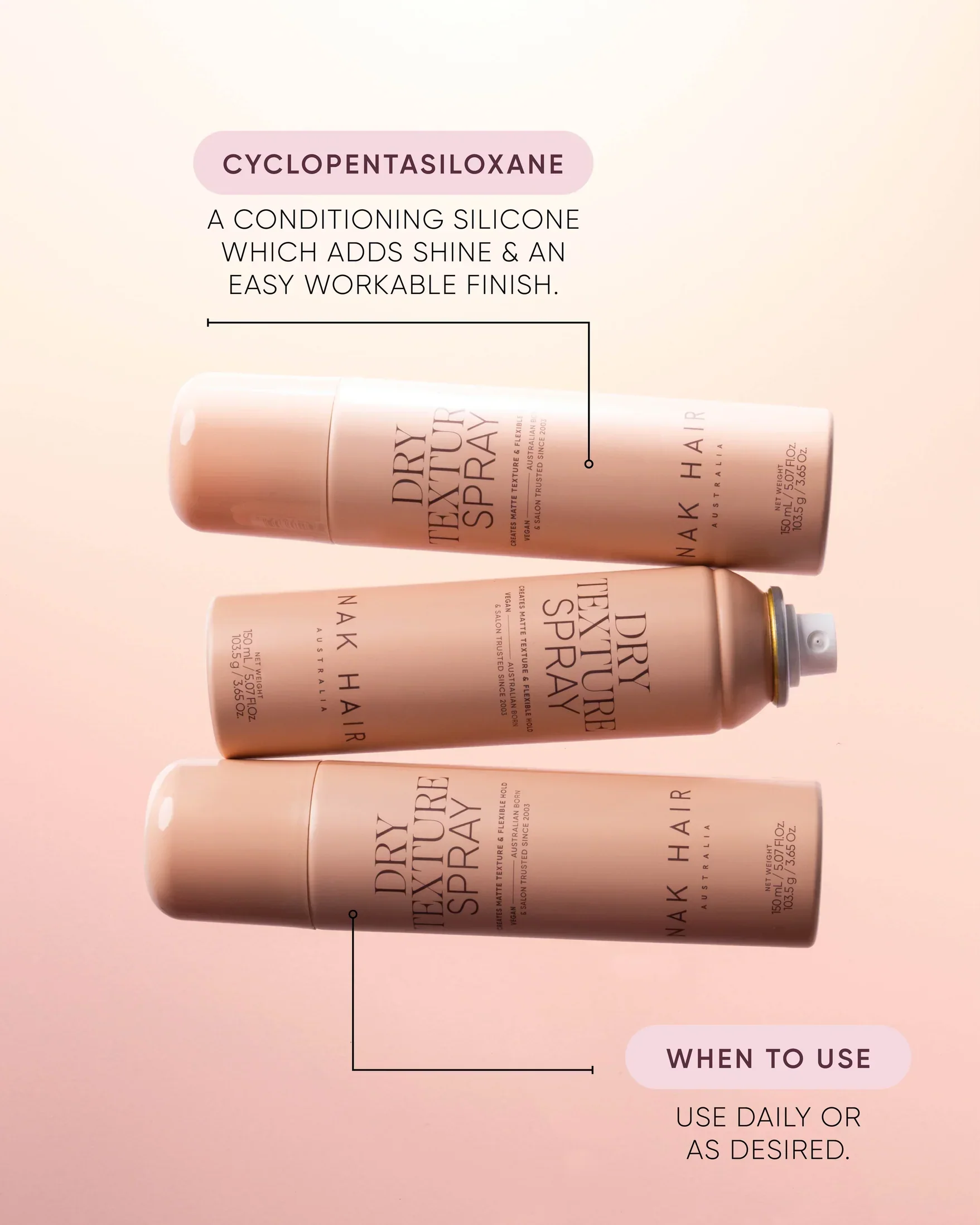NAK Signature Dry Texture Spray 150g - Image 6