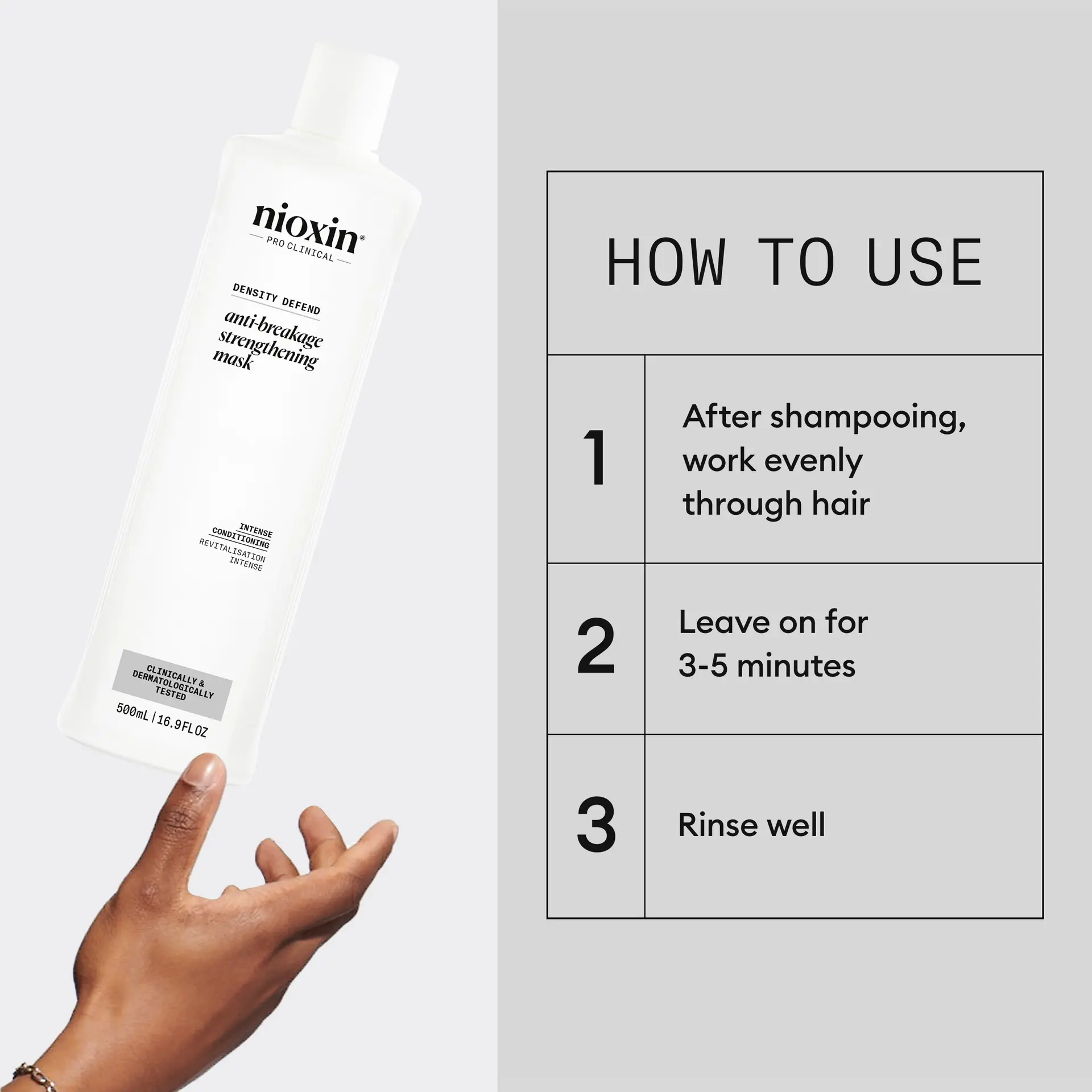 Nioxin Anti-Breakage Strengthening Mask 500ml - Image 6