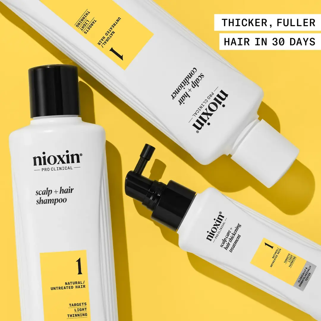Nioxin Scalp + Hair Thickening System 1 Full Size Kit - Image 2