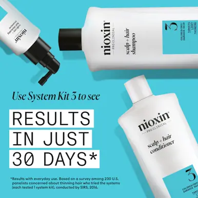 Nioxin Scalp + Hair Thickening System 3 Shampoo + Conditioner 1L Duo - Image 4