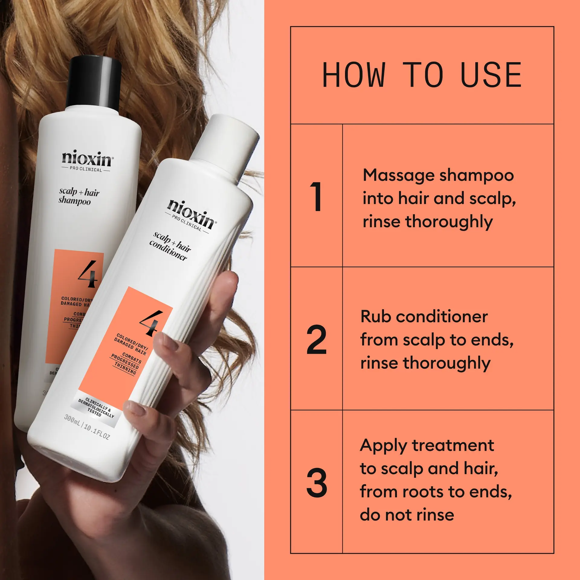 Nioxin Scalp + Hair Thickening System 4 Trial Kit - Image 5