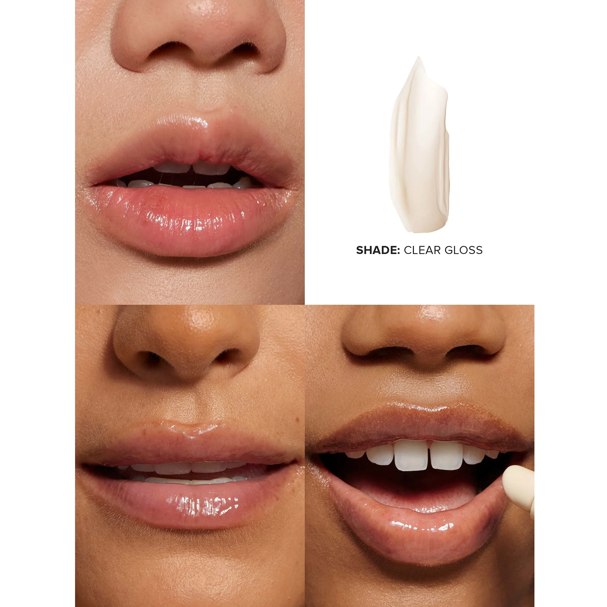 NUDESTIX Hydrating Peptide Lip Butter - Clear Gloss Original - Image 3
