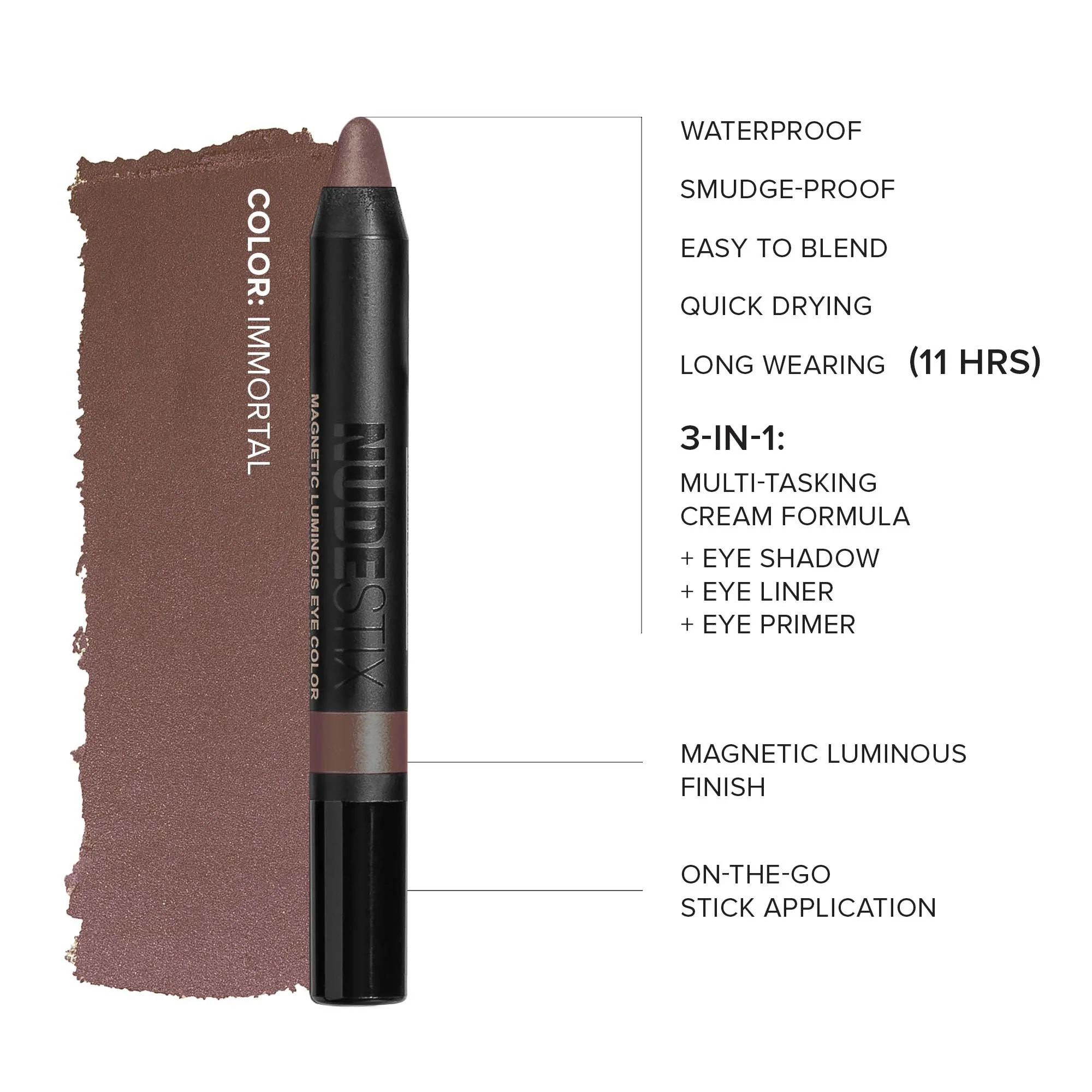 NUDESTIX Magnetic Luminous Eye Colour 2.8g (Various Shades) - Image 4