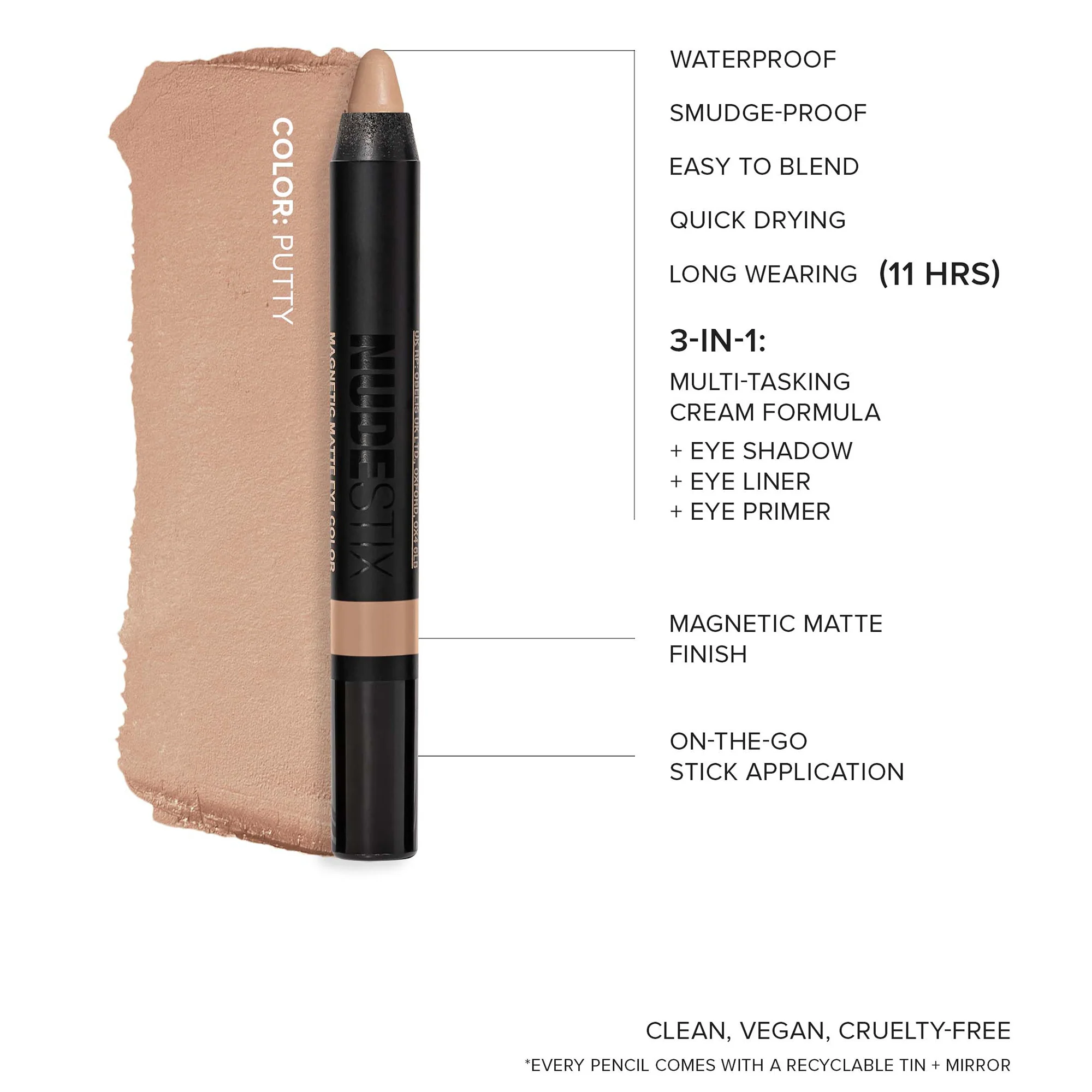 NUDESTIX Magnetic Luminous Eye Colour 2.8g (Various Shades) - Image 49
