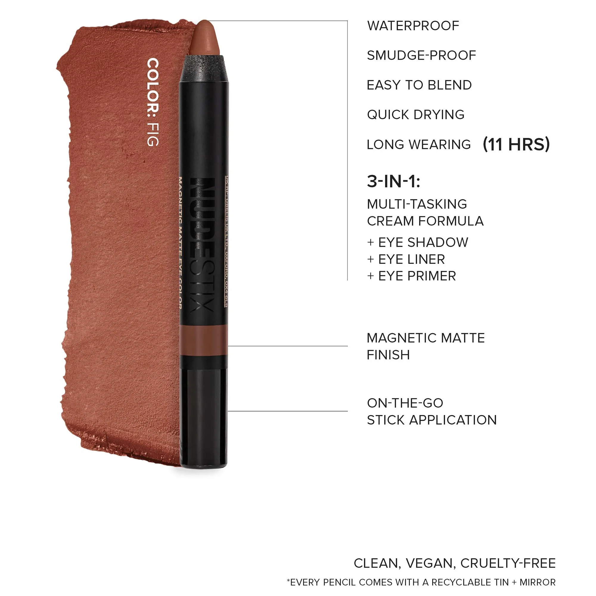 NUDESTIX Magnetic Matte Eye Colour (Various Shades) - Image 21