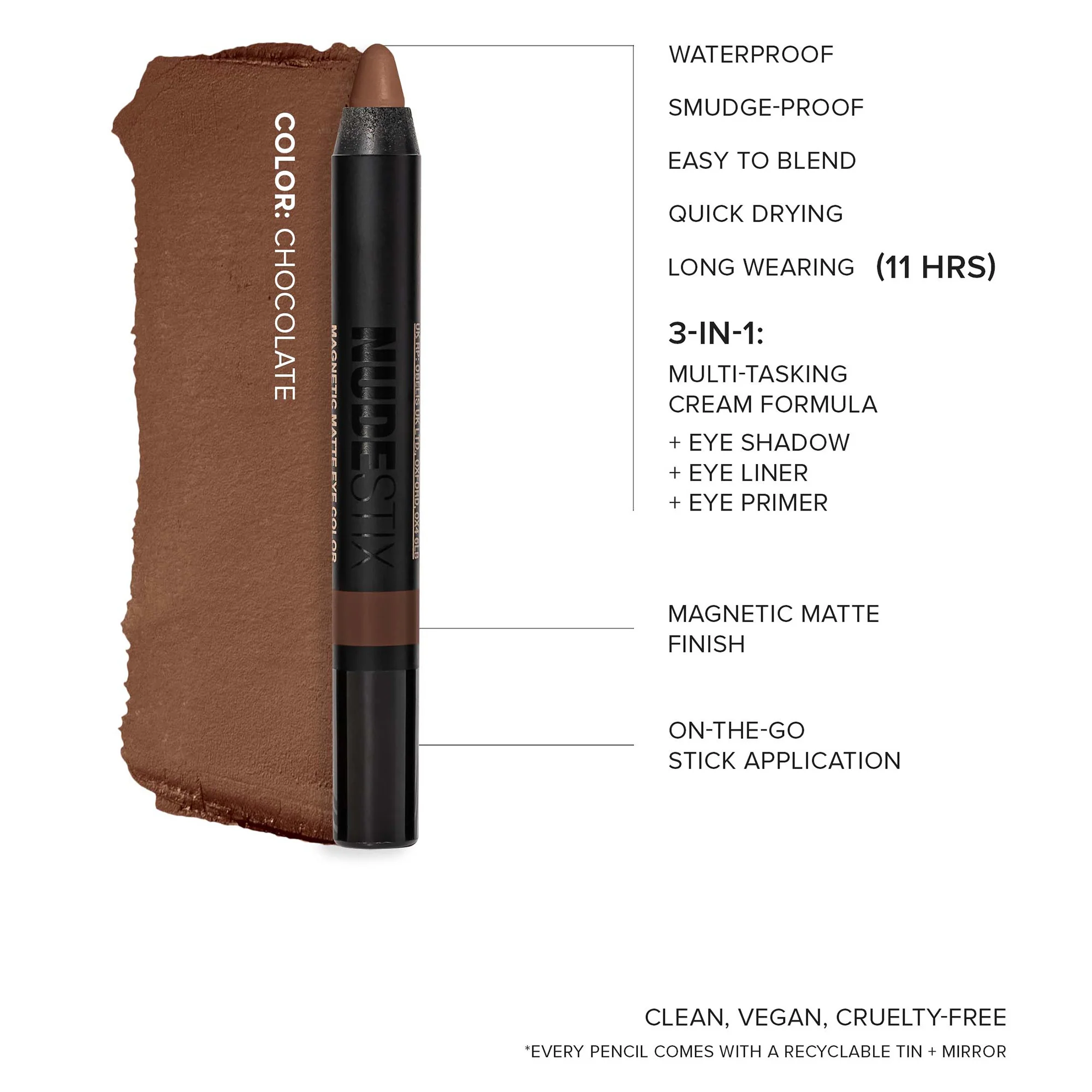 NUDESTIX Magnetic Matte Eye Colour (Various Shades) - Image 42