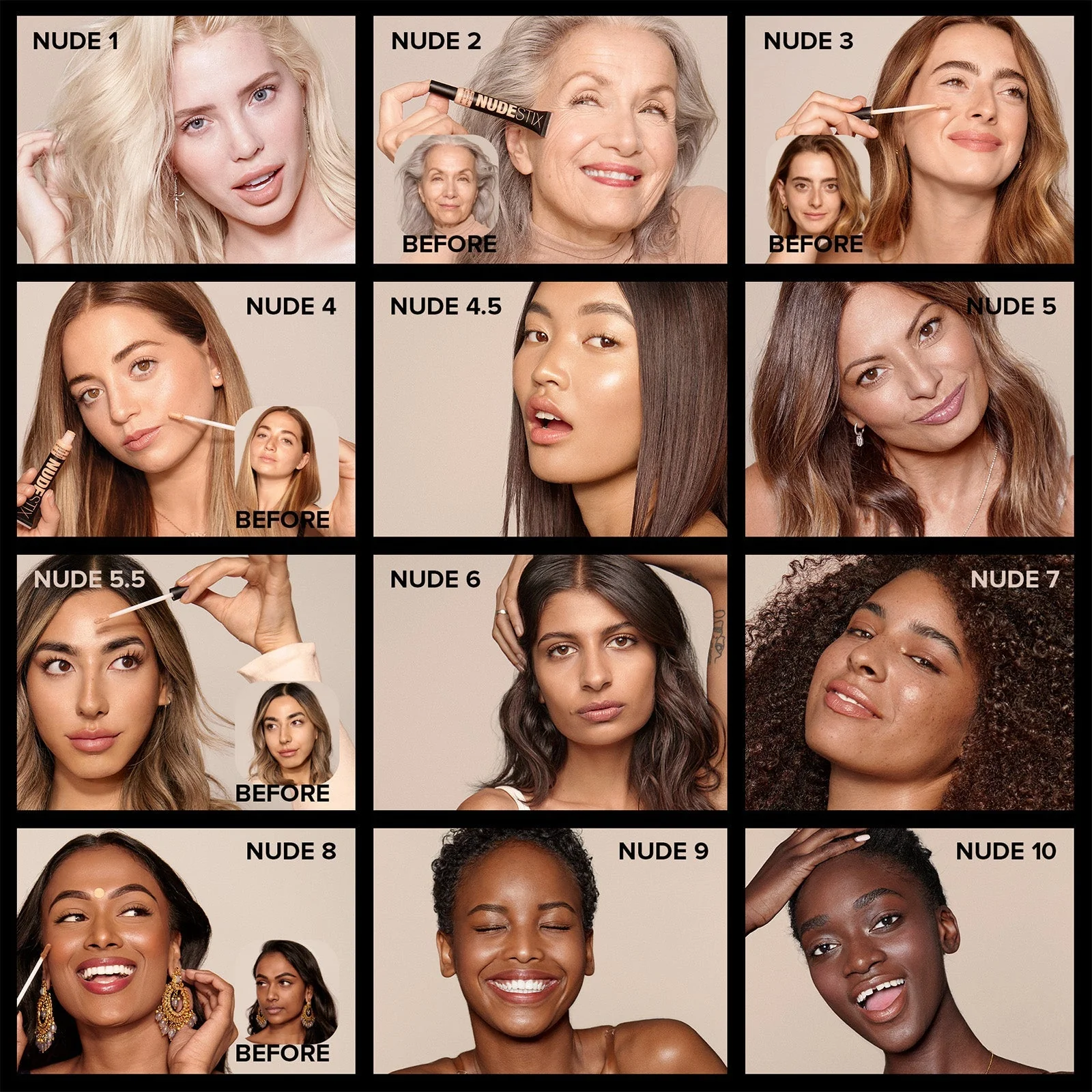 NUDESTIX Nudefix Cream Concealer 10ml (Various Shades) - Image 2