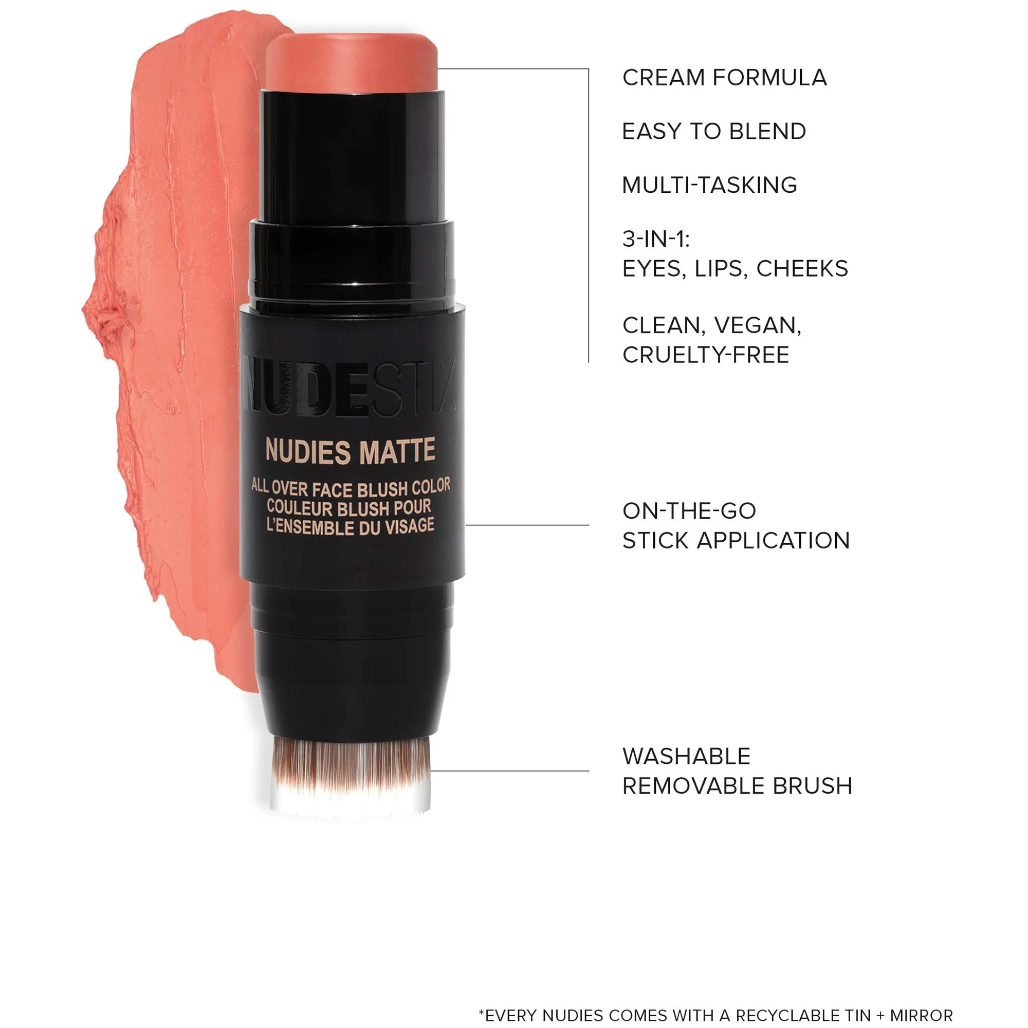 NUDESTIX Nudies Matte All Over Face Blush Colour 7g (Various Shades) - Image 31