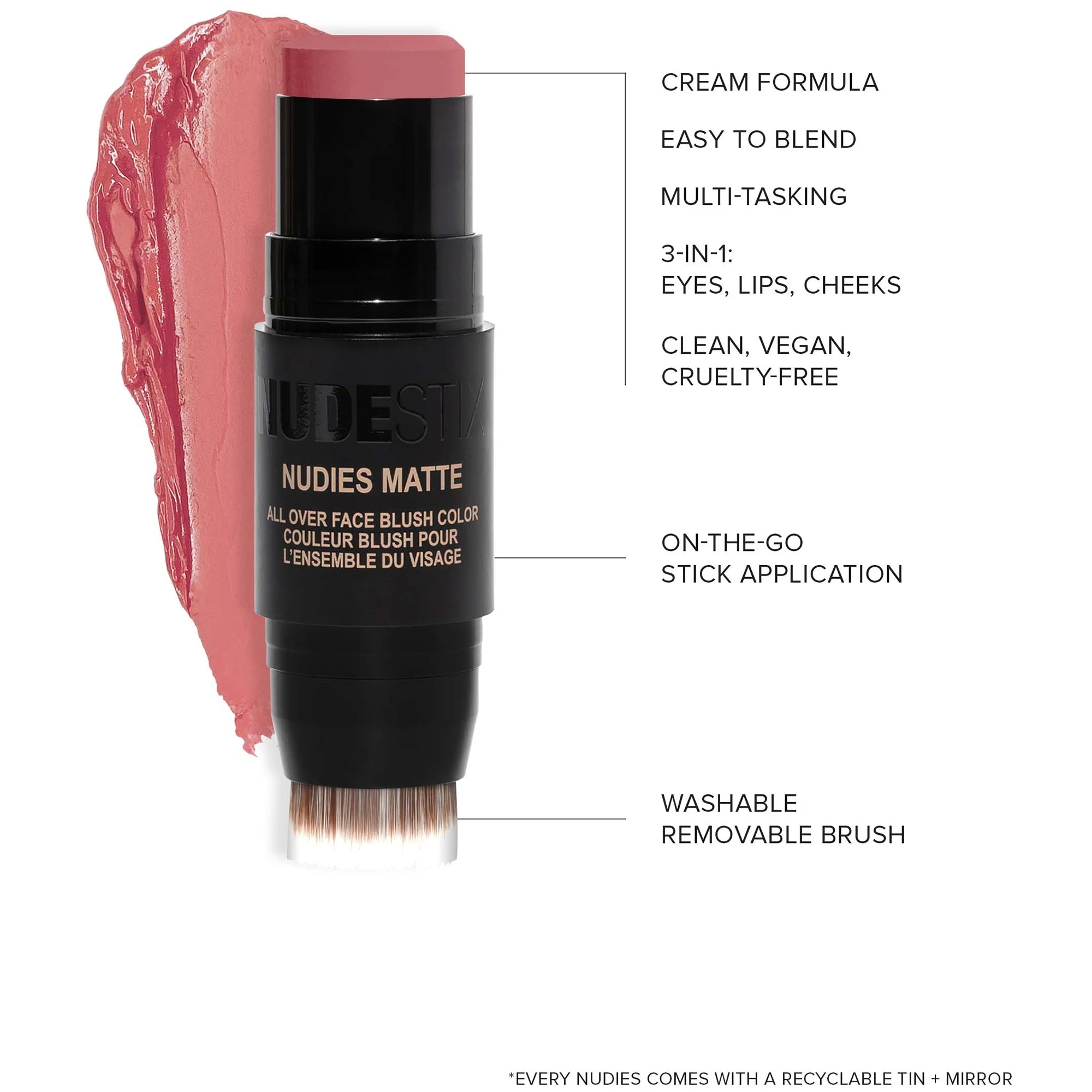 NUDESTIX Nudies Matte All Over Face Blush Colour 7g (Various Shades) - Image 42