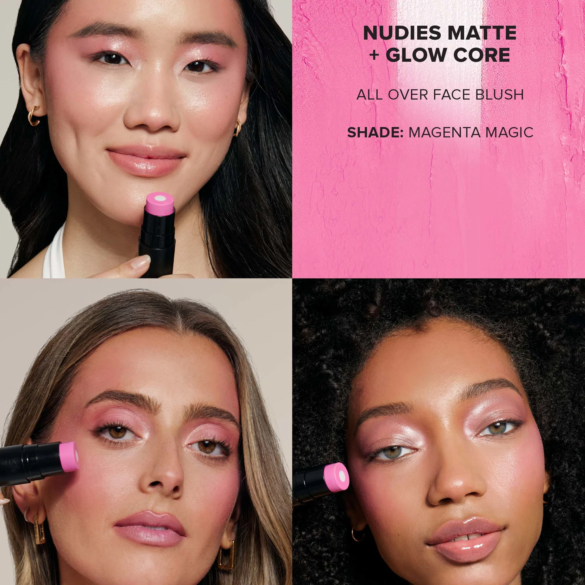 NUDESTIX Nudies Matte and Glow Core All Over Face Blush Colour 6g (Various Shades) - Image 14