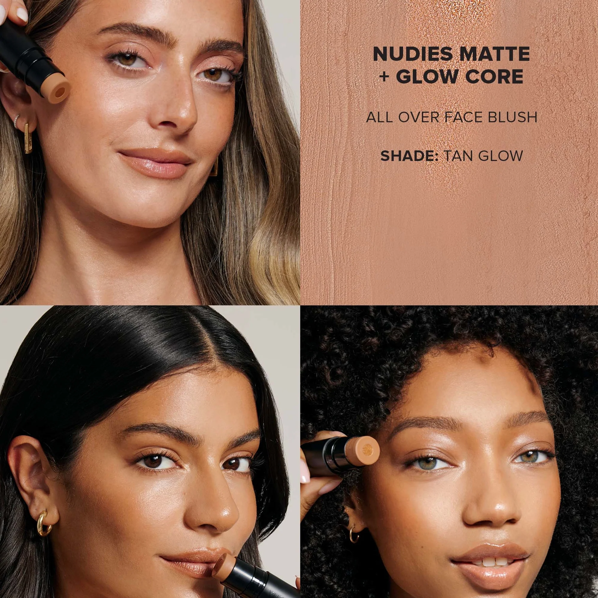 NUDESTIX Nudies Matte and Glow Core All Over Face Blush Colour 6g (Various Shades) - Image 21