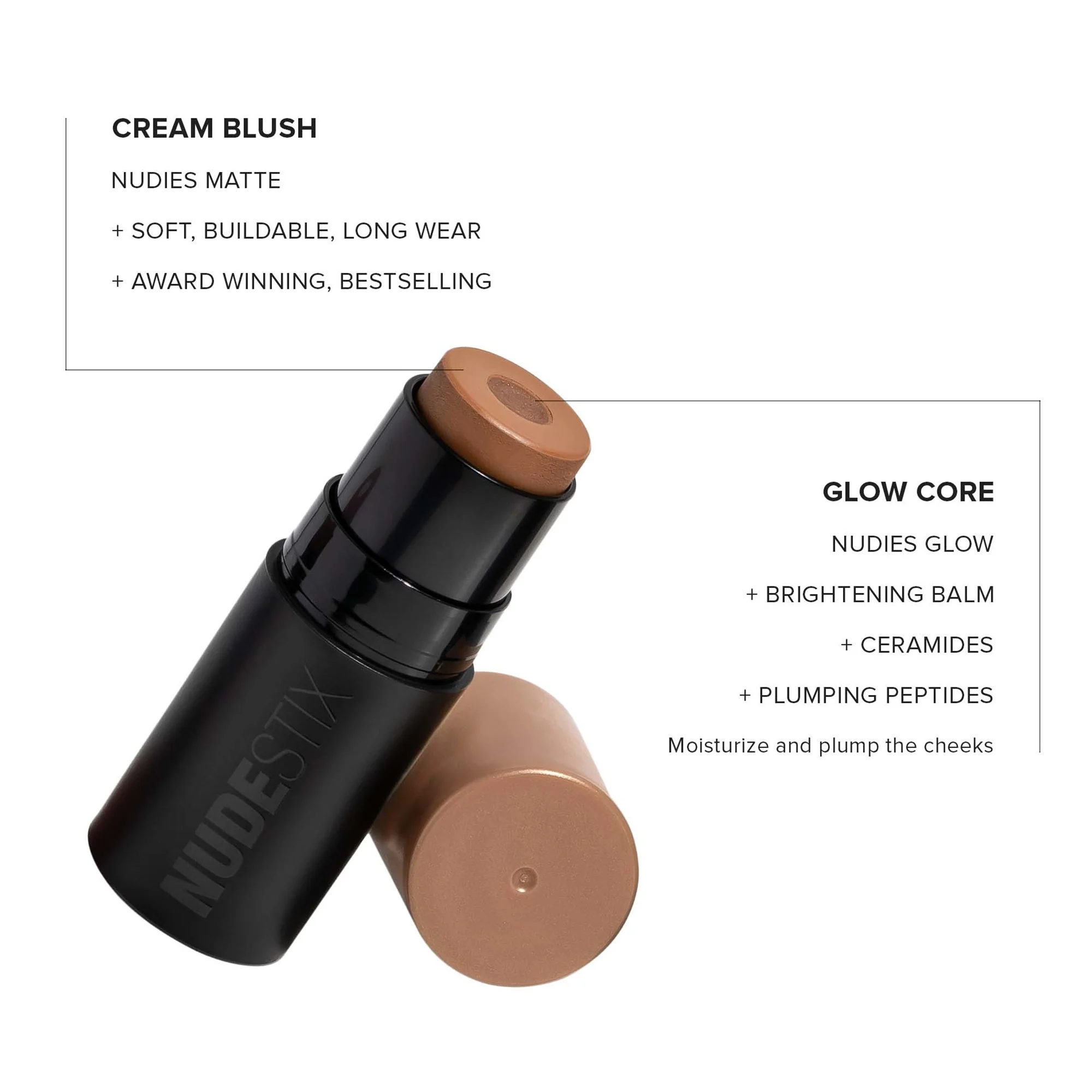 NUDESTIX Nudies Matte and Glow Core All Over Face Blush Colour 6g (Various Shades) - Image 22