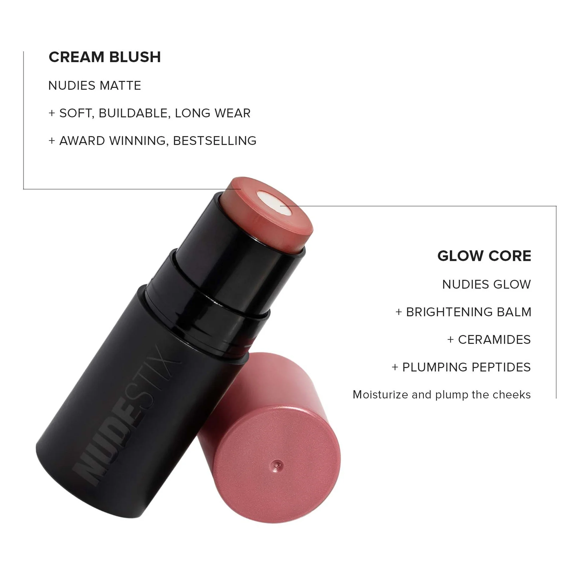 NUDESTIX Nudies Matte and Glow Core All Over Face Blush Colour 6g (Various Shades) - Image 29