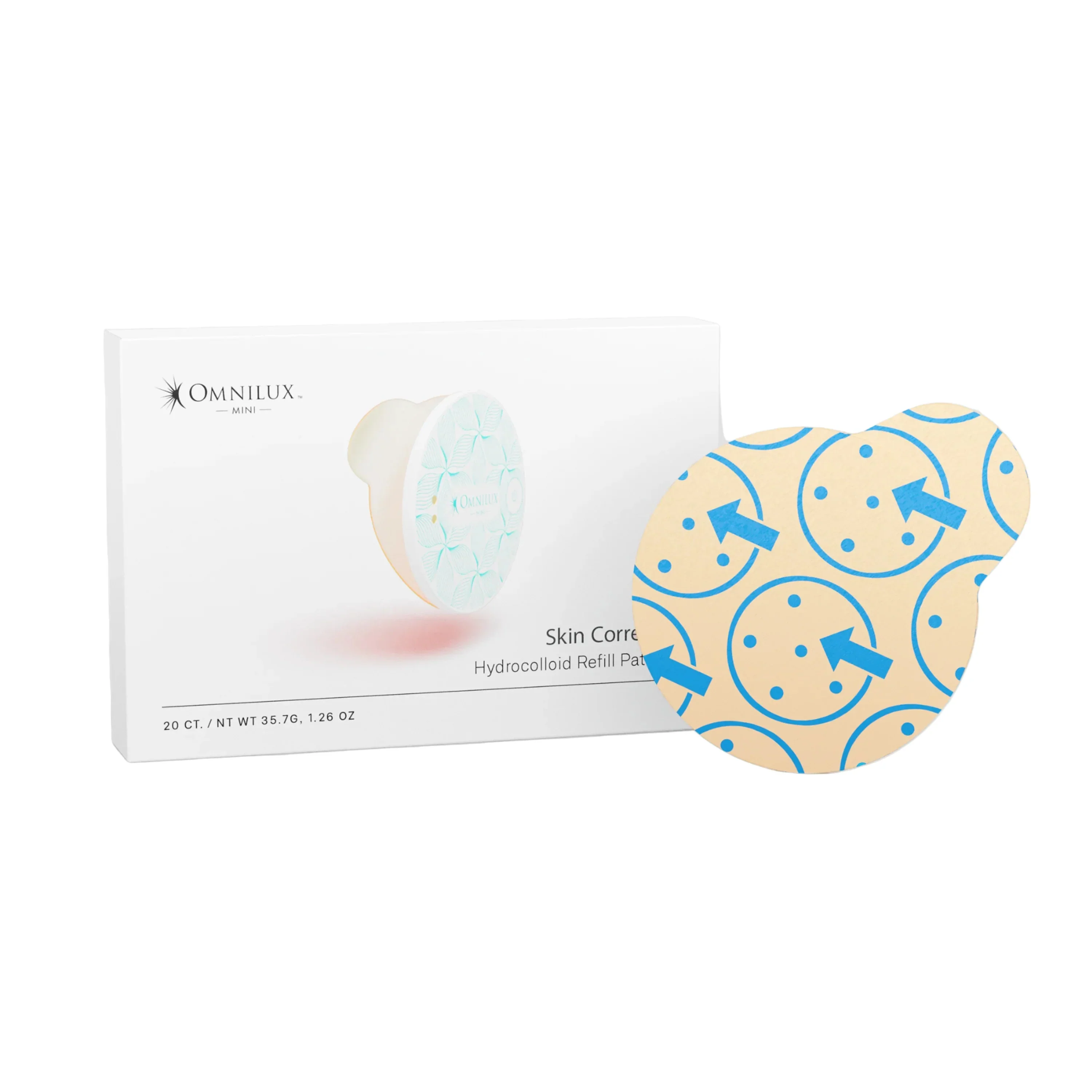 Omnilux Skin Corrector Hydrocolloid Refill Patches - 20pack