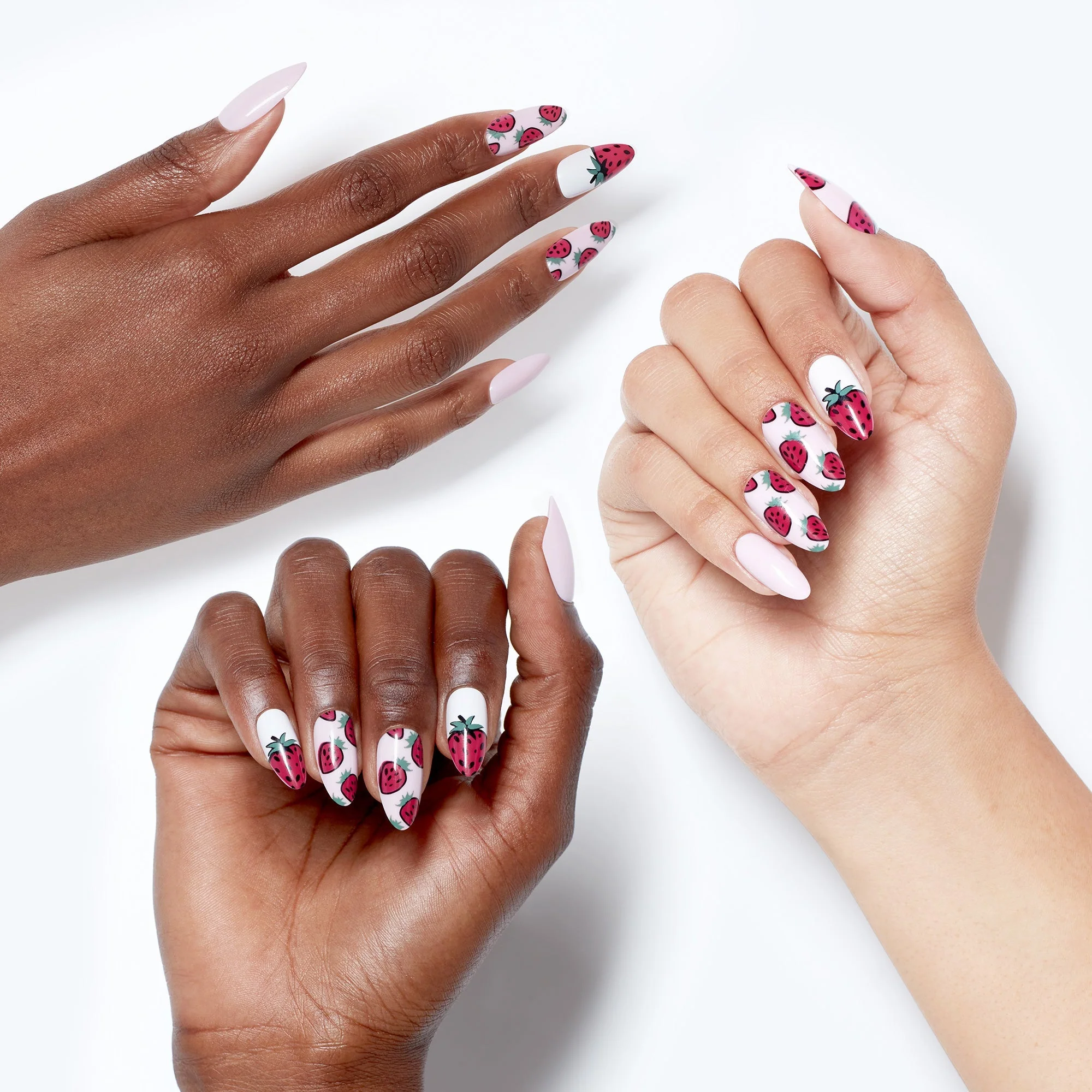 OPI xPRESS/ON - Tastes Like Strawberries Press On Nails Gel-Like Salon Manicure - Image 2