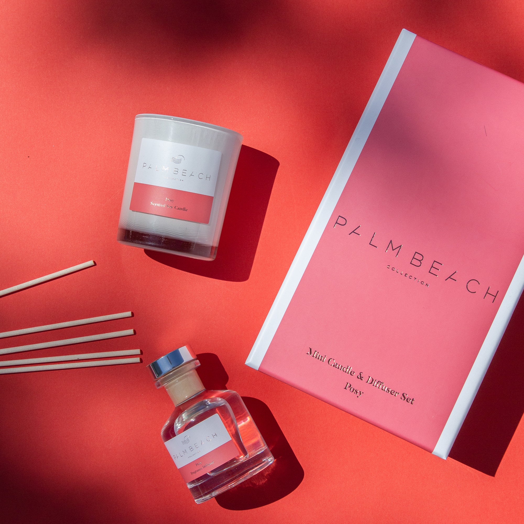 Palm Beach Collection Posy Mini Candle and Diffuser Gift Pack - Image 2