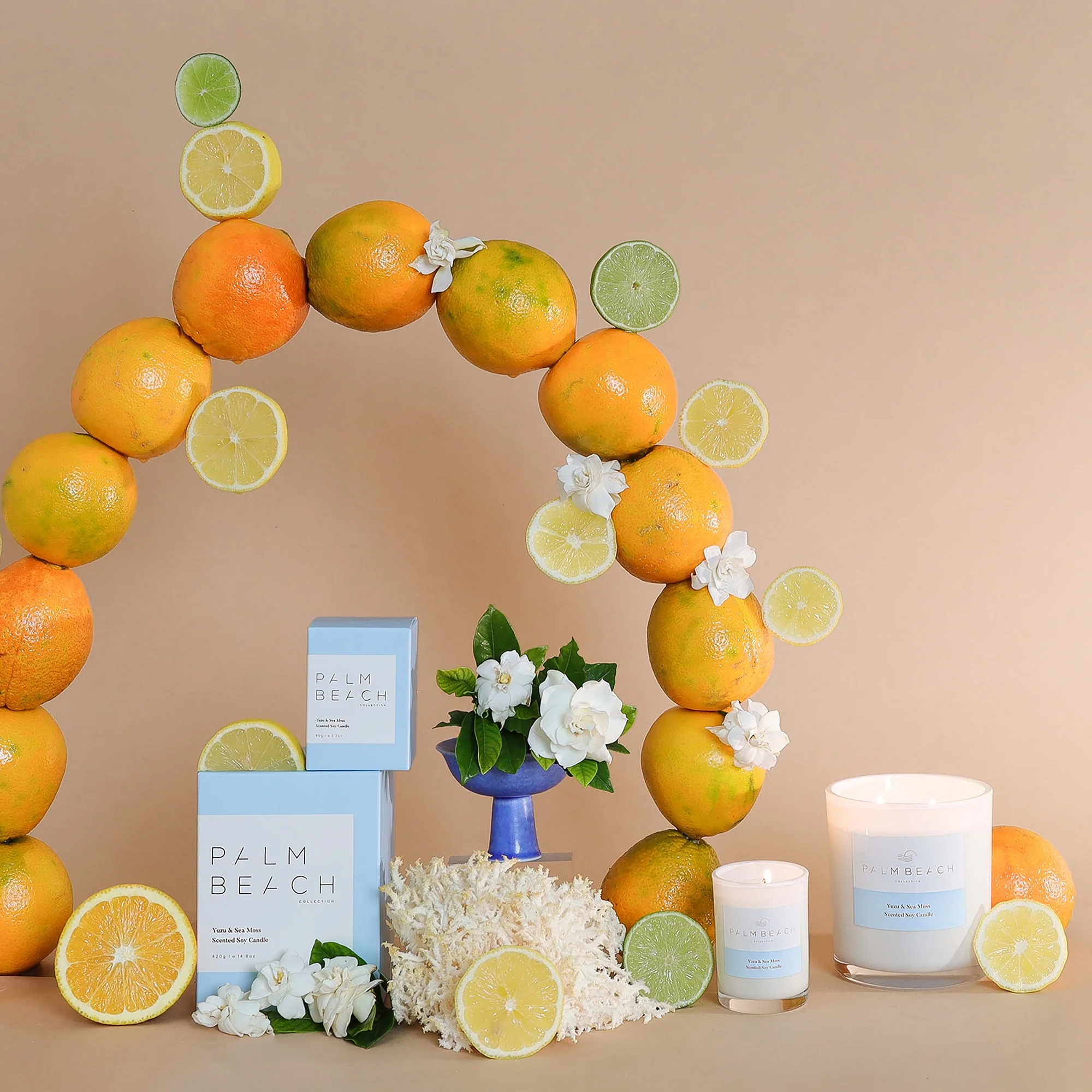 Palm Beach Collection Yuzu & Sea Moss Mini Candle 90g - Image 3