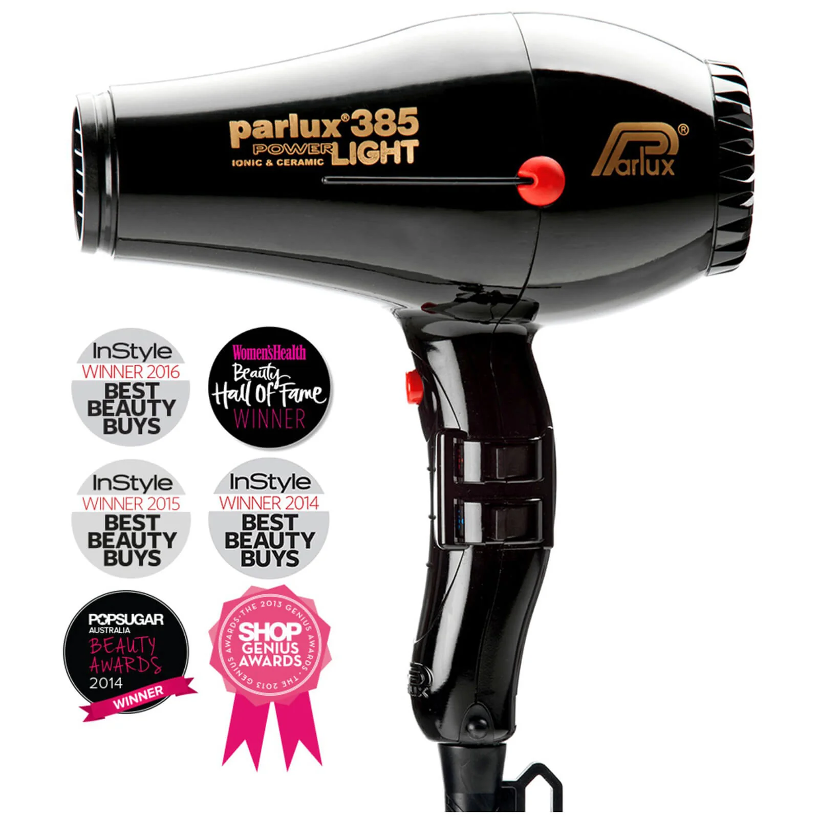 Parlux 385 Power Light Hair Dryer 2150W (Various Shades) - Image 2