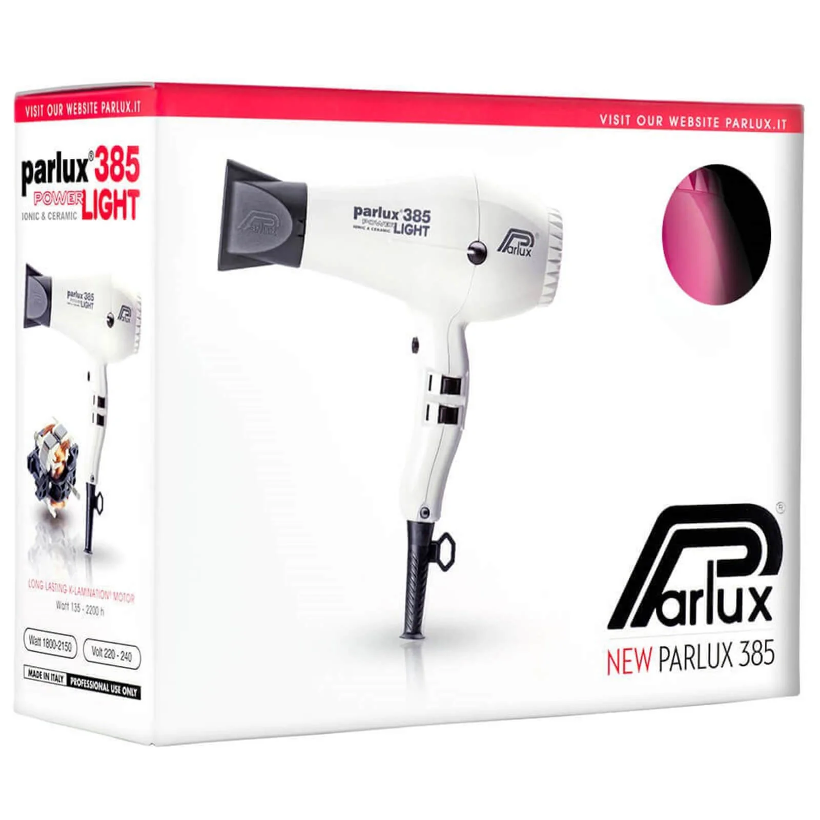 Parlux 385 Power Light Hair Dryer 2150W (Various Shades) - Image 7
