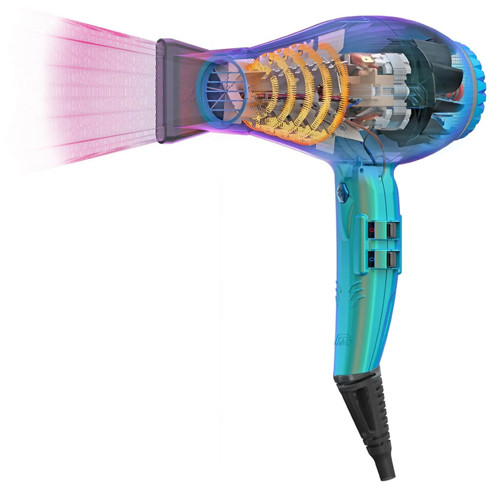 Parlux Alyon Air Ionzier Hair Dryer 2250W - Jade - Image 3