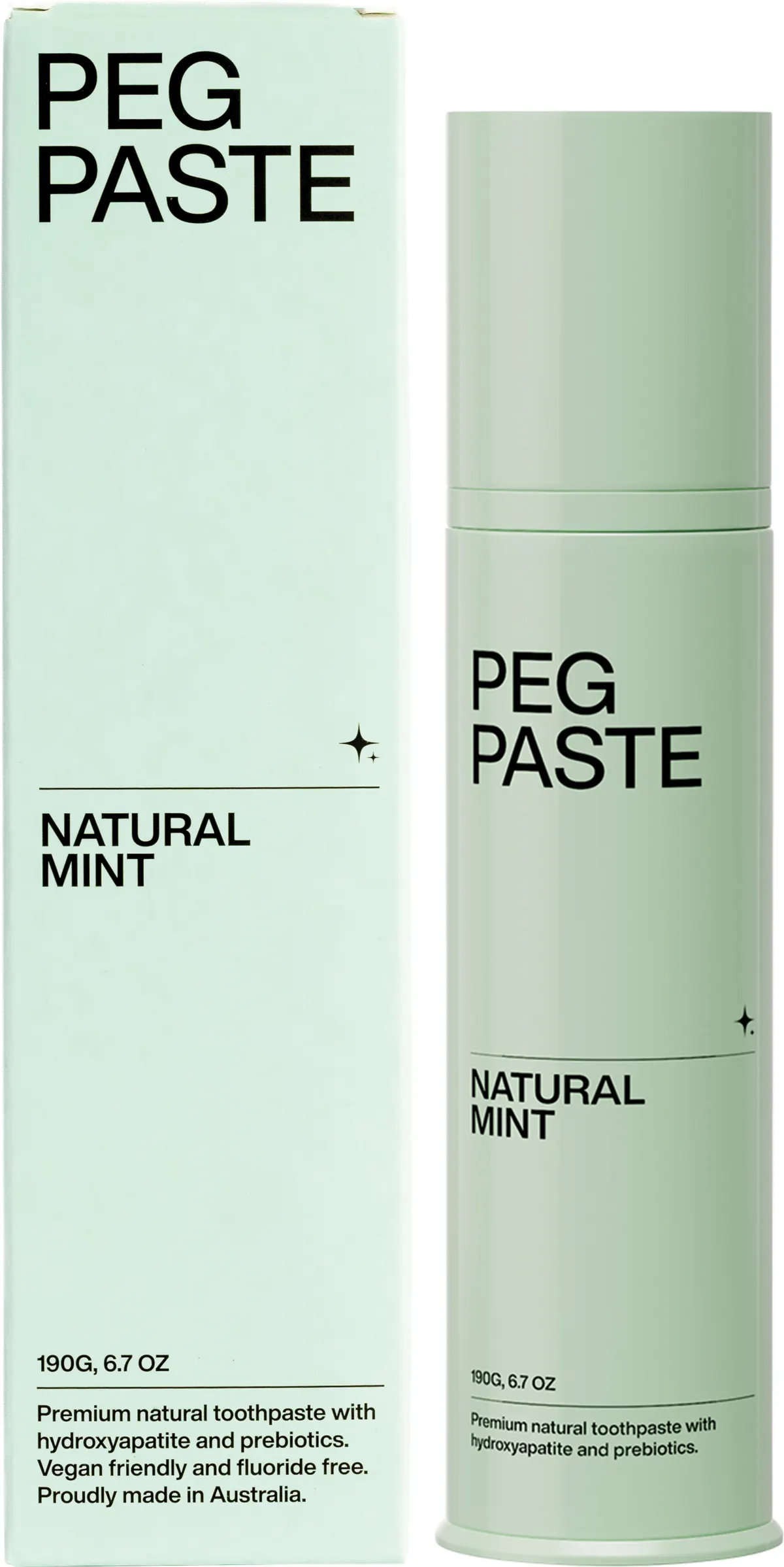 Peg Paste Toothpaste - N001 - Natural Mint 190g - Image 2