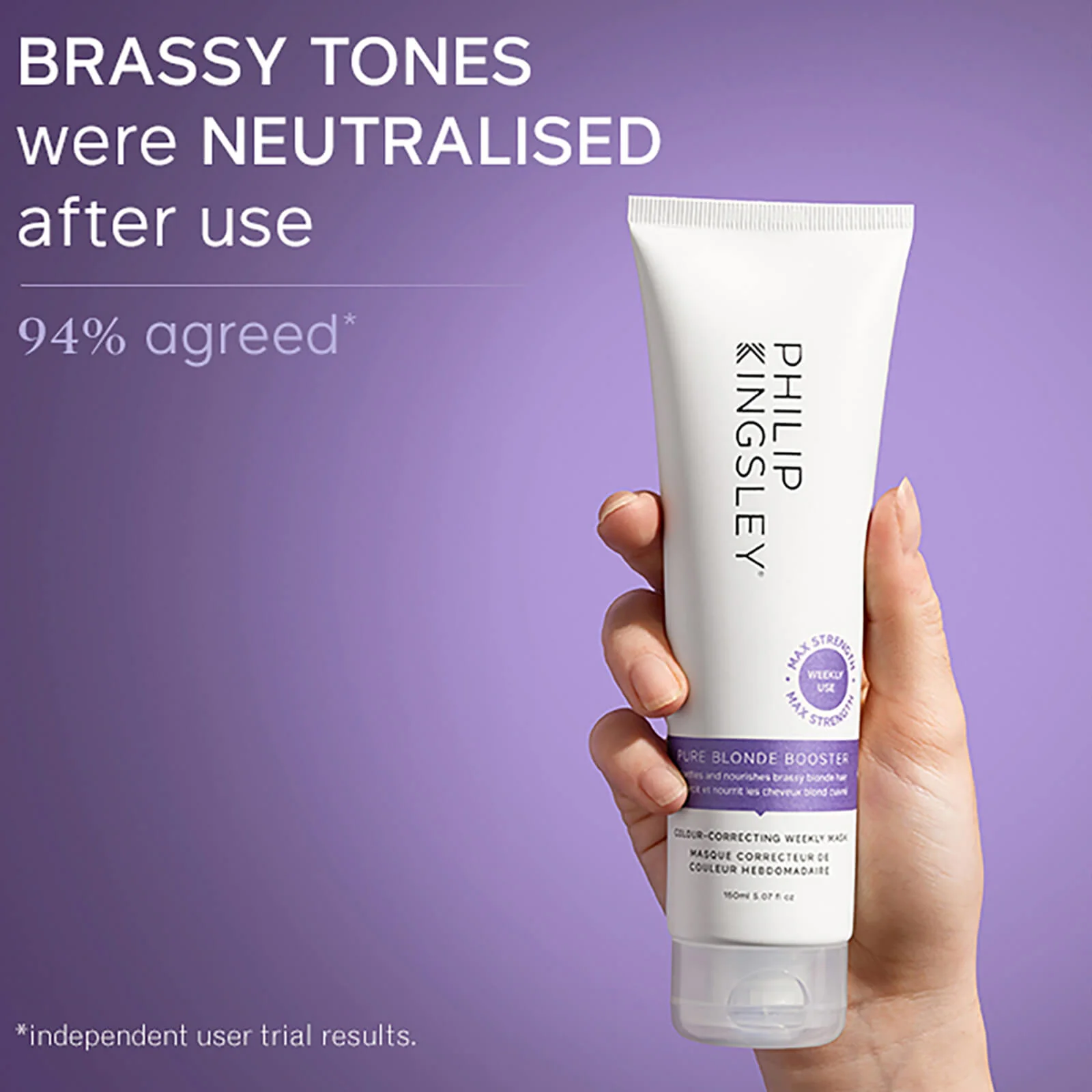 Philip Kingsley Pure Blonde Booster Mask 150ml - Image 3