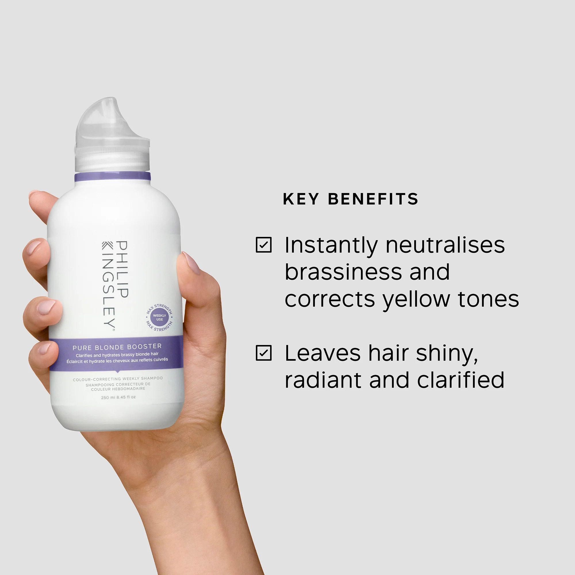 Philip Kingsley Pure Blonde Booster Shampoo 250ml - Image 2