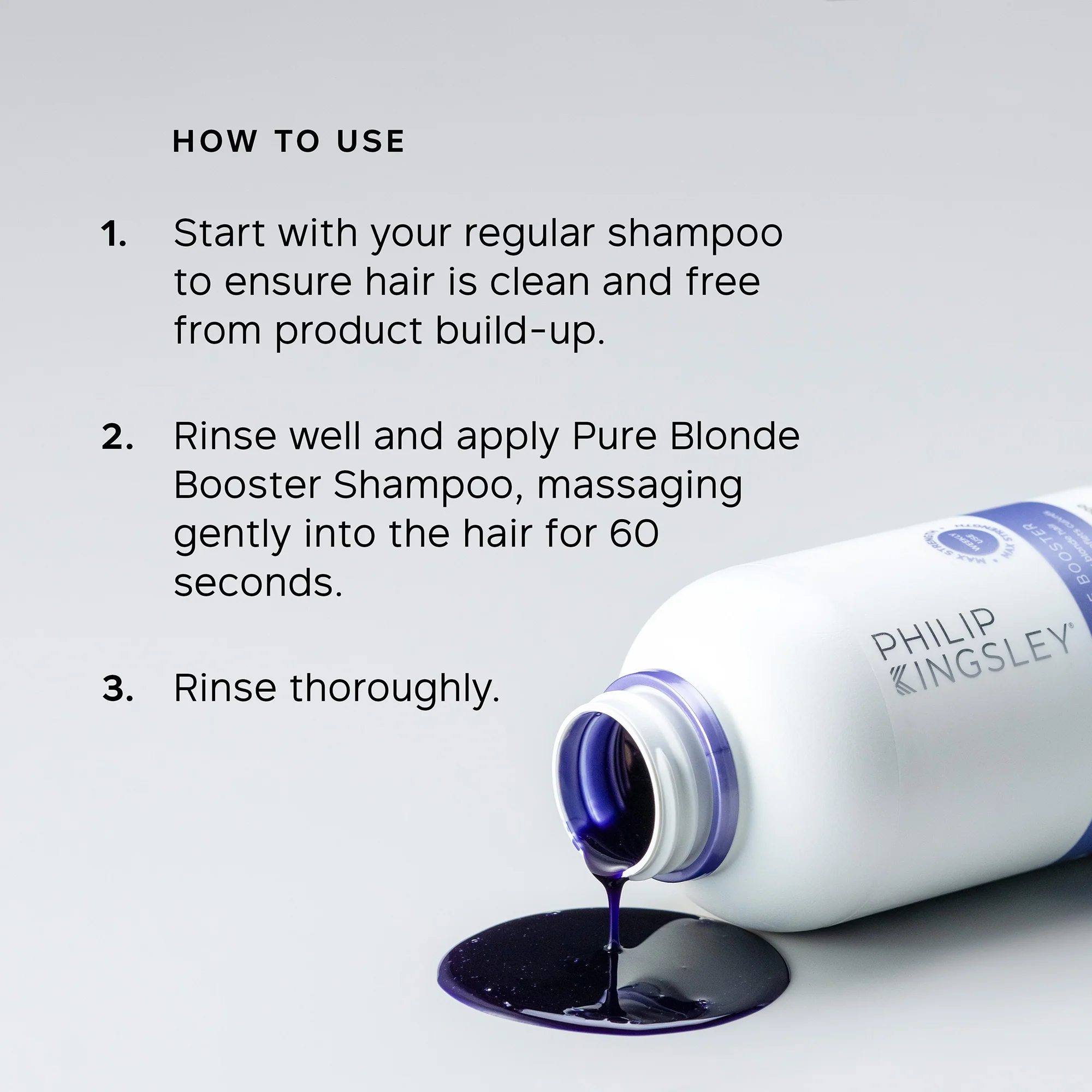 Philip Kingsley Pure Blonde Booster Shampoo 250ml - Image 6