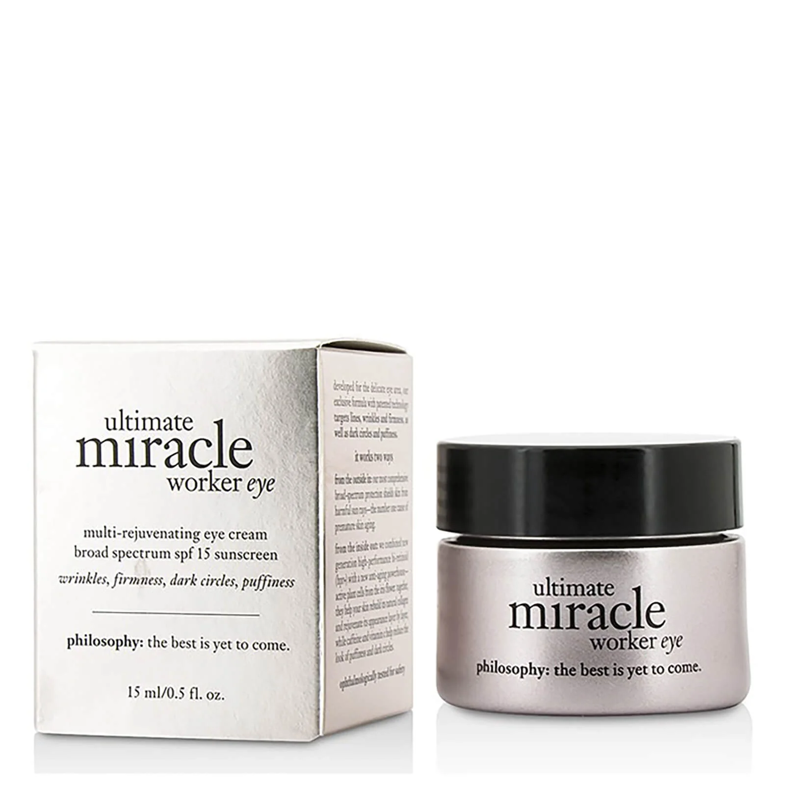 philosophy Ultimate Miracle Worker Multi-Rejuvenating Day Eye Cream SPF 15 15ml - Image 3