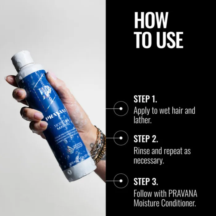Pravana Moisture Marvel Shampoo 300ml - Image 3