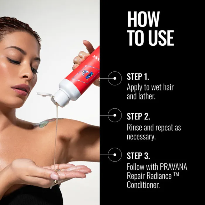 Pravana Repair Radiance Shampoo 300ml - Image 4