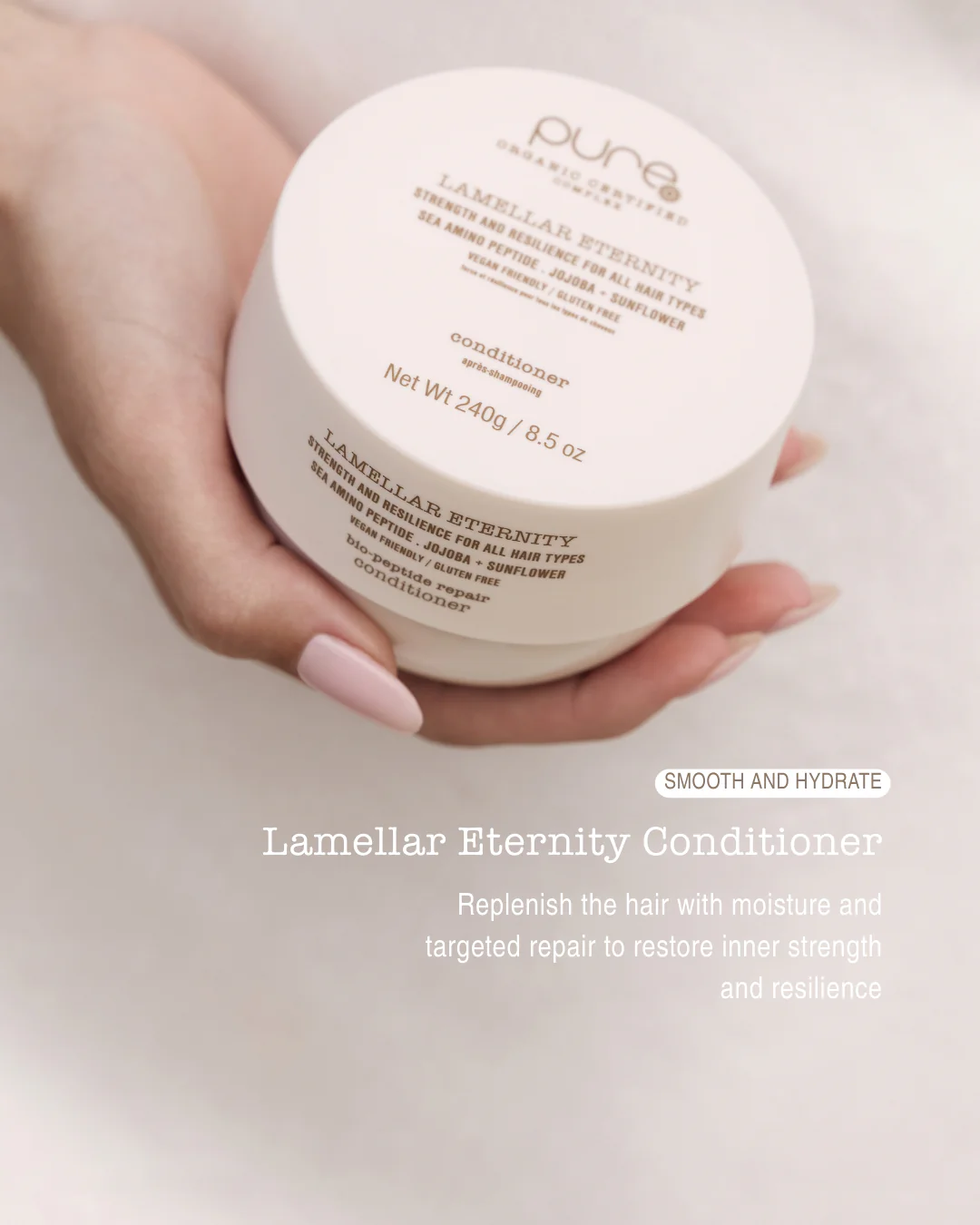 Pure Lamellar Eternity Bio-Peptide Repair Conditioner 240ml - Image 3