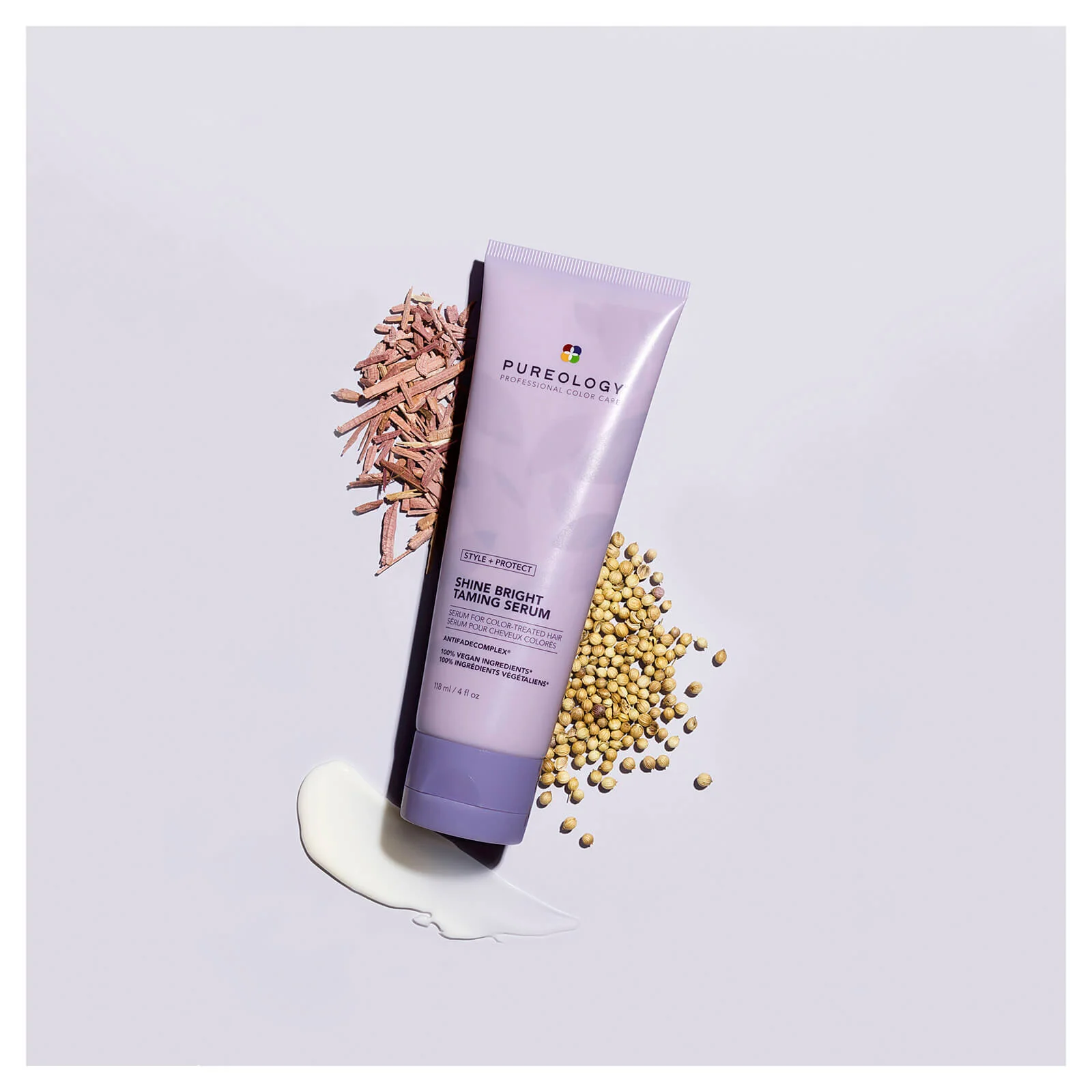 Pureology Style and Protect Shine Bright Taming Serum 118ml - Image 3