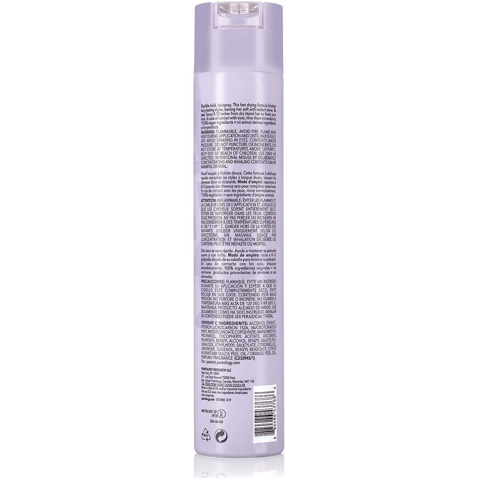 Pureology Style and Protect Soft Finish Hairspray 312g - Image 2