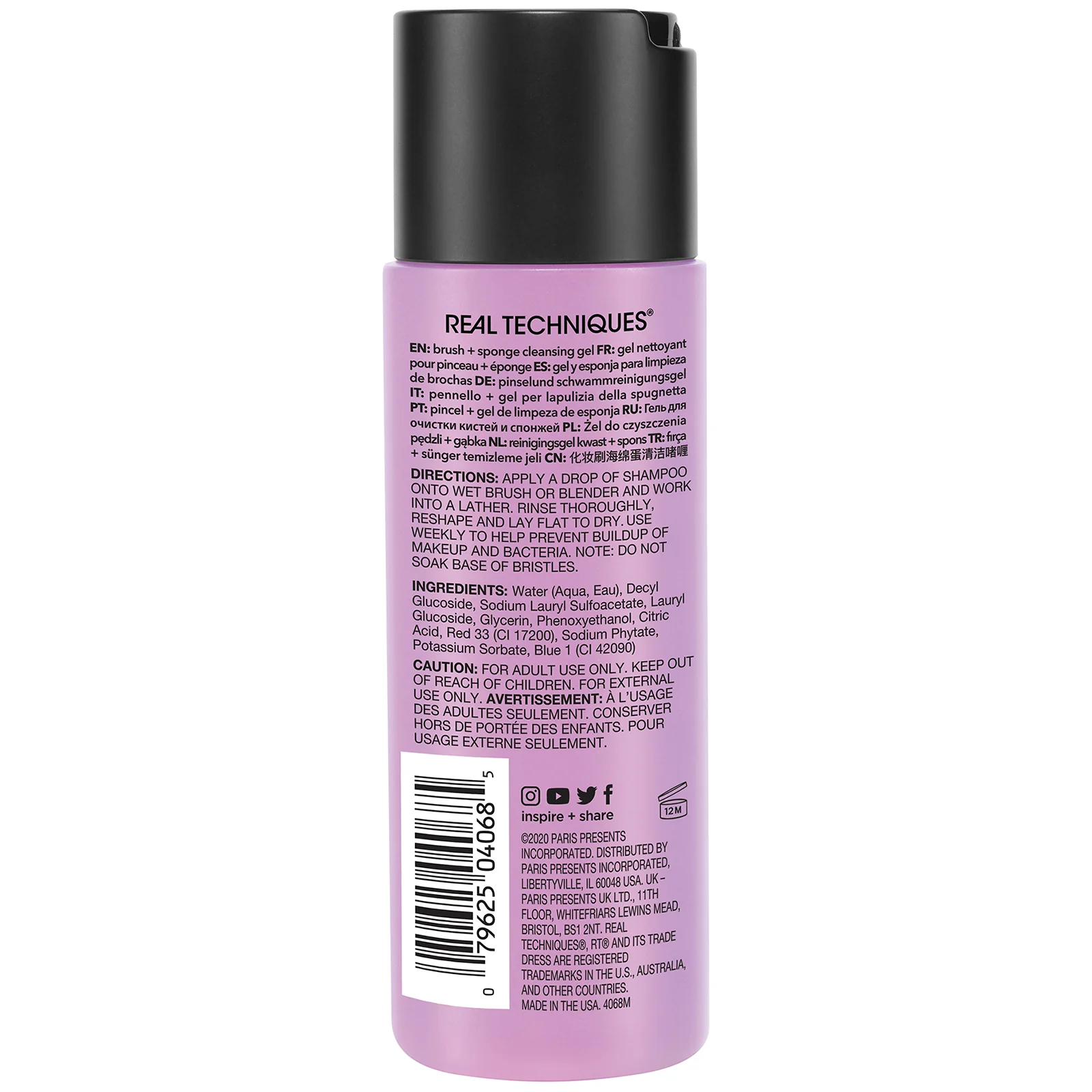 Real Techniques Brush and Sponge Cleansing Gel 118ml - Image 2